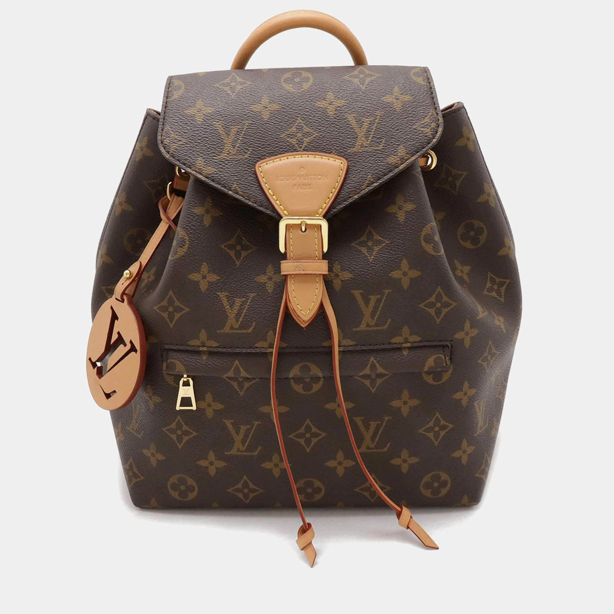 Louis Vuitton Brown Monogram Montsouris NM PM Rucksack Backpack