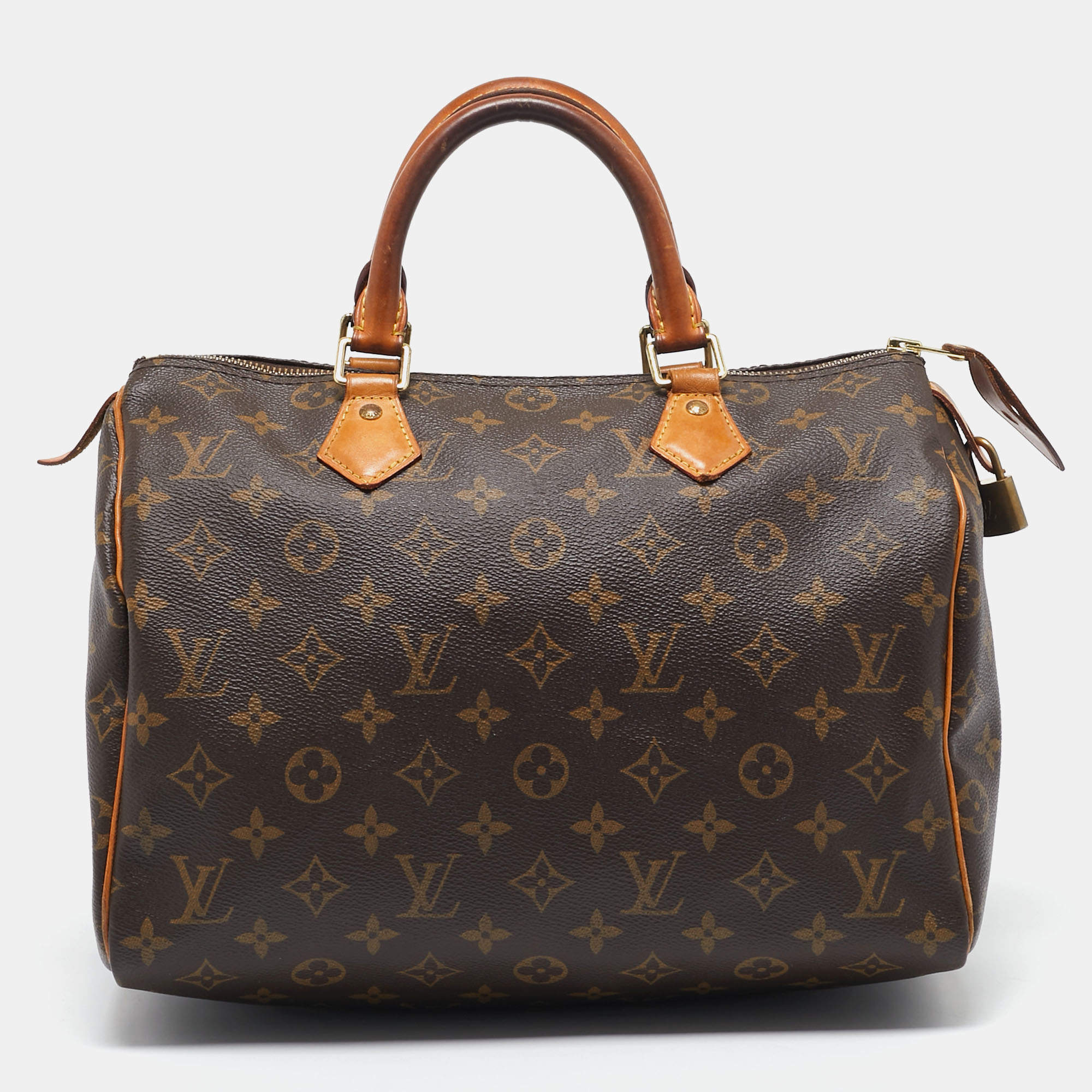 Pre Owned Louis Vuitton Monogram Canvas Speedy 30 Bag