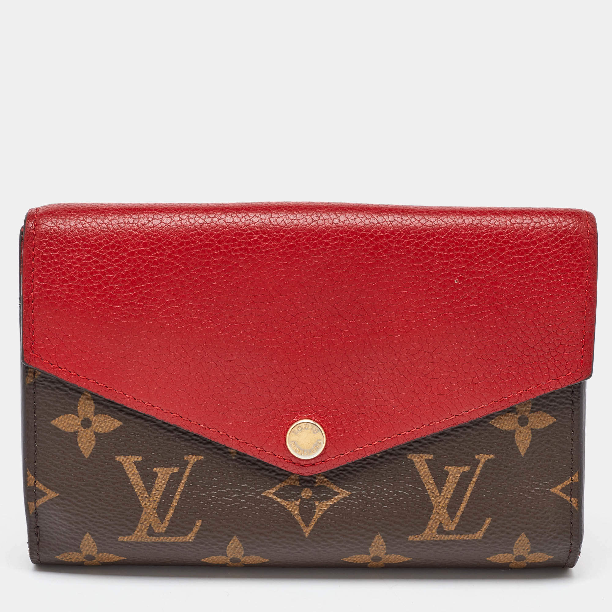 Louis Vuitton Cerise Monogram Canvas Pallas Compact Wallet