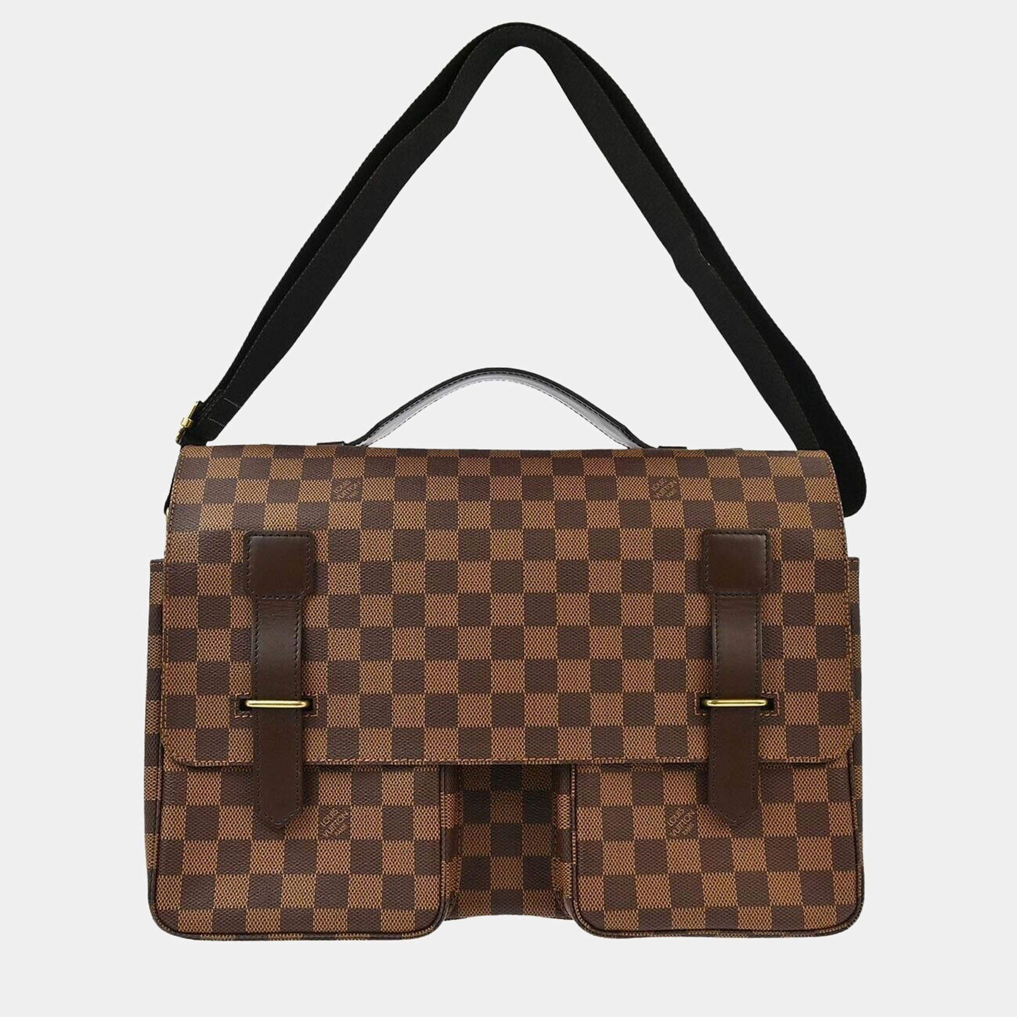 Louis Vuitton Damier Ebene Canvas Broadway Business Handbag