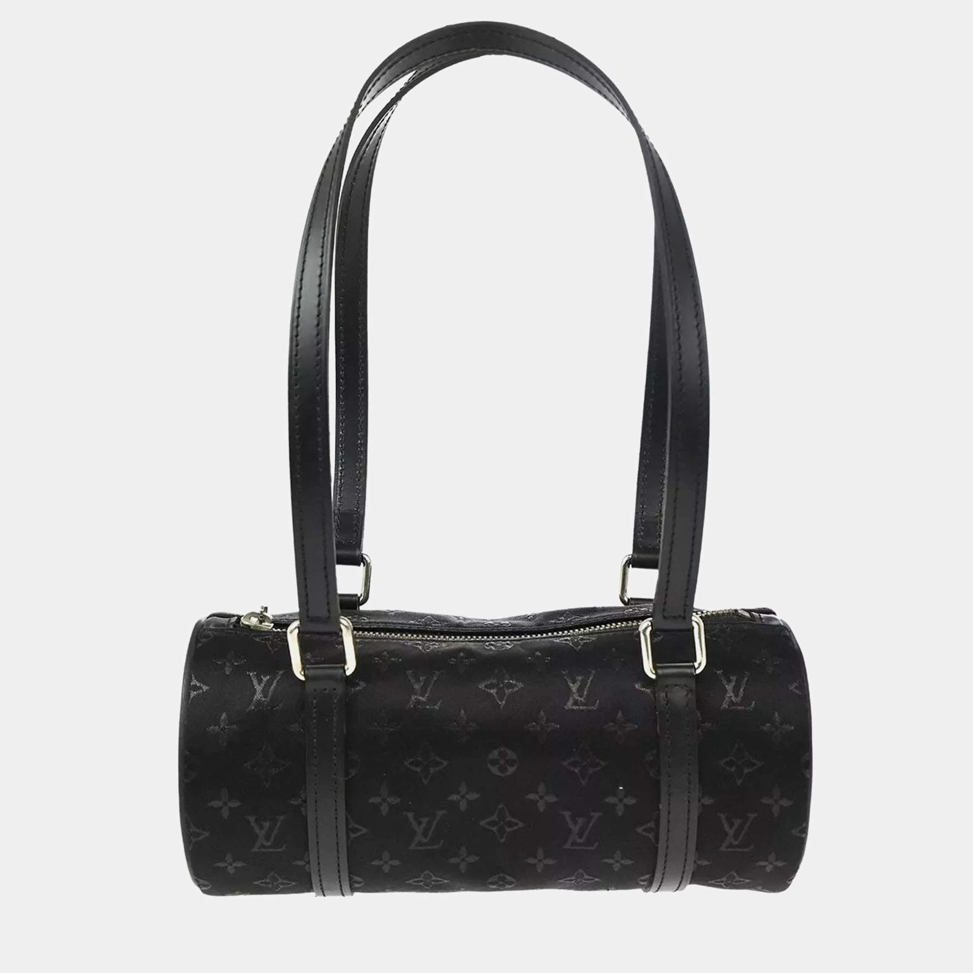 Louis Vuitton Black Monogram Little Papillon Handbag
