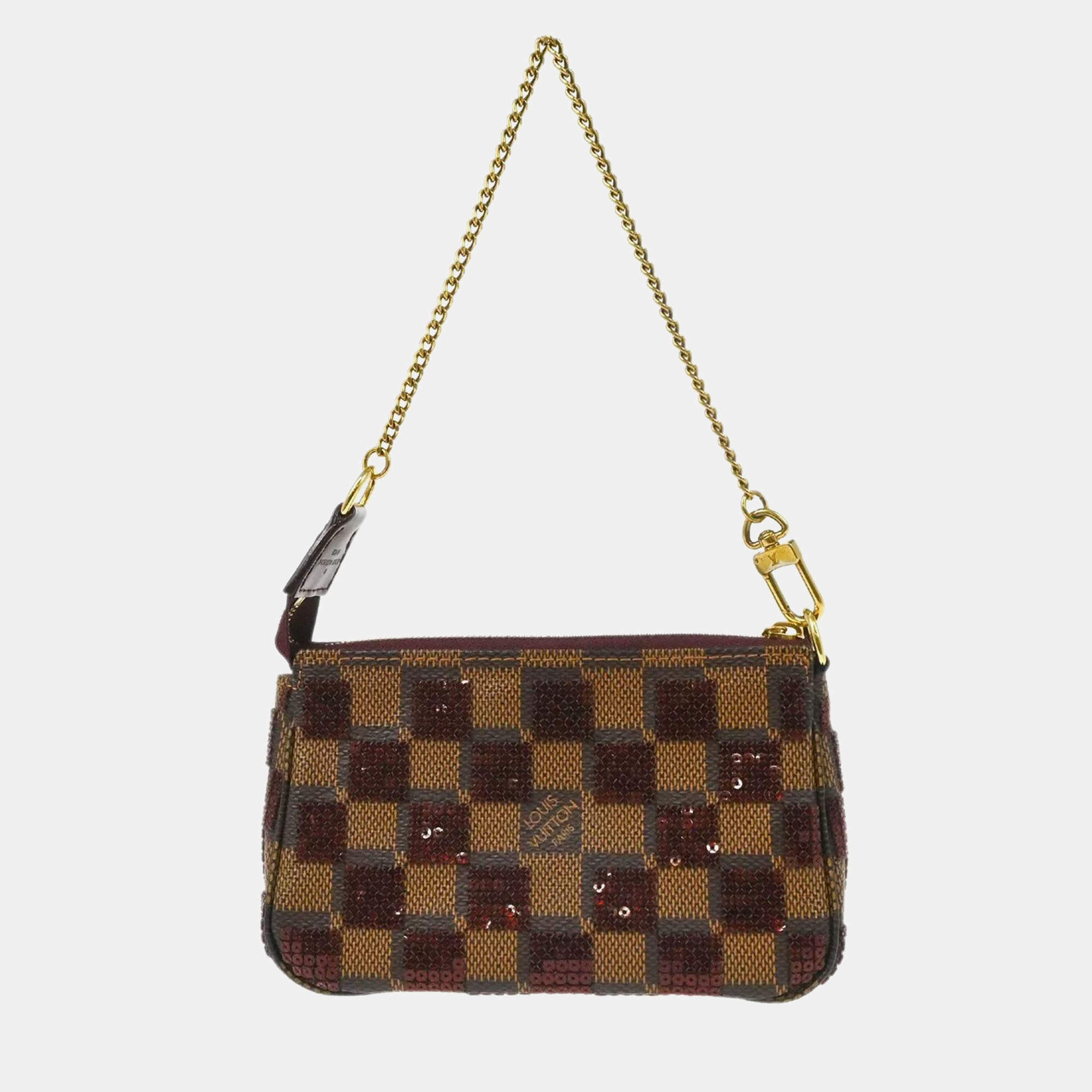 Louis Vuitton Damier Ebene Mini Pochette Accessoires Handbag