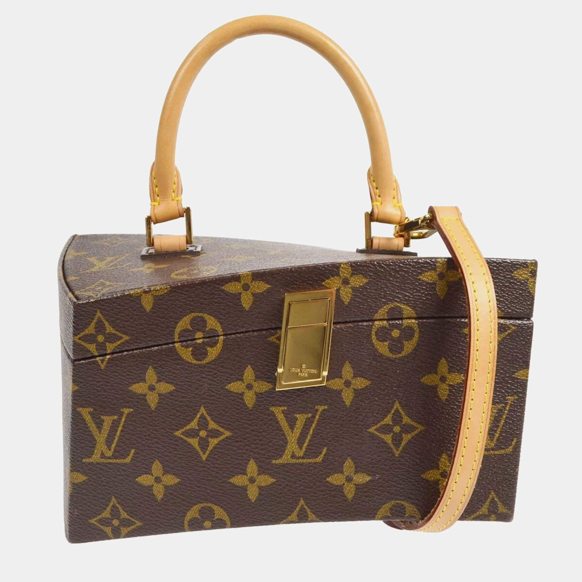 Louis Vuitton Monogram Canvas Twisted Box Bag 