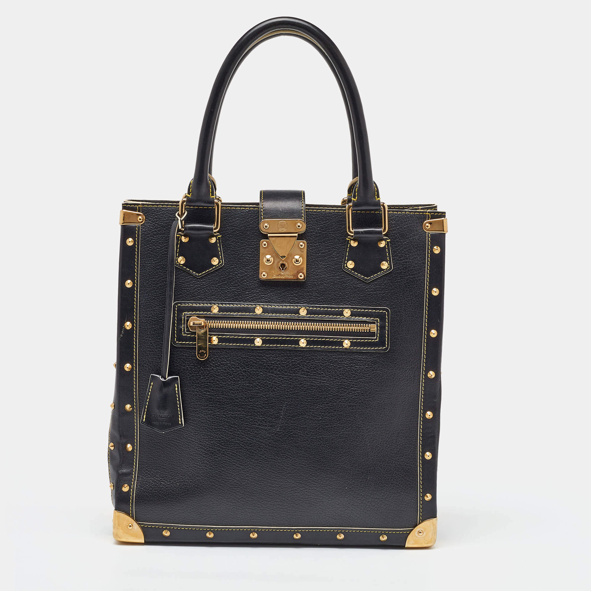 Louis Vuitton Black Suhali Leather L'Imprevisible Bag