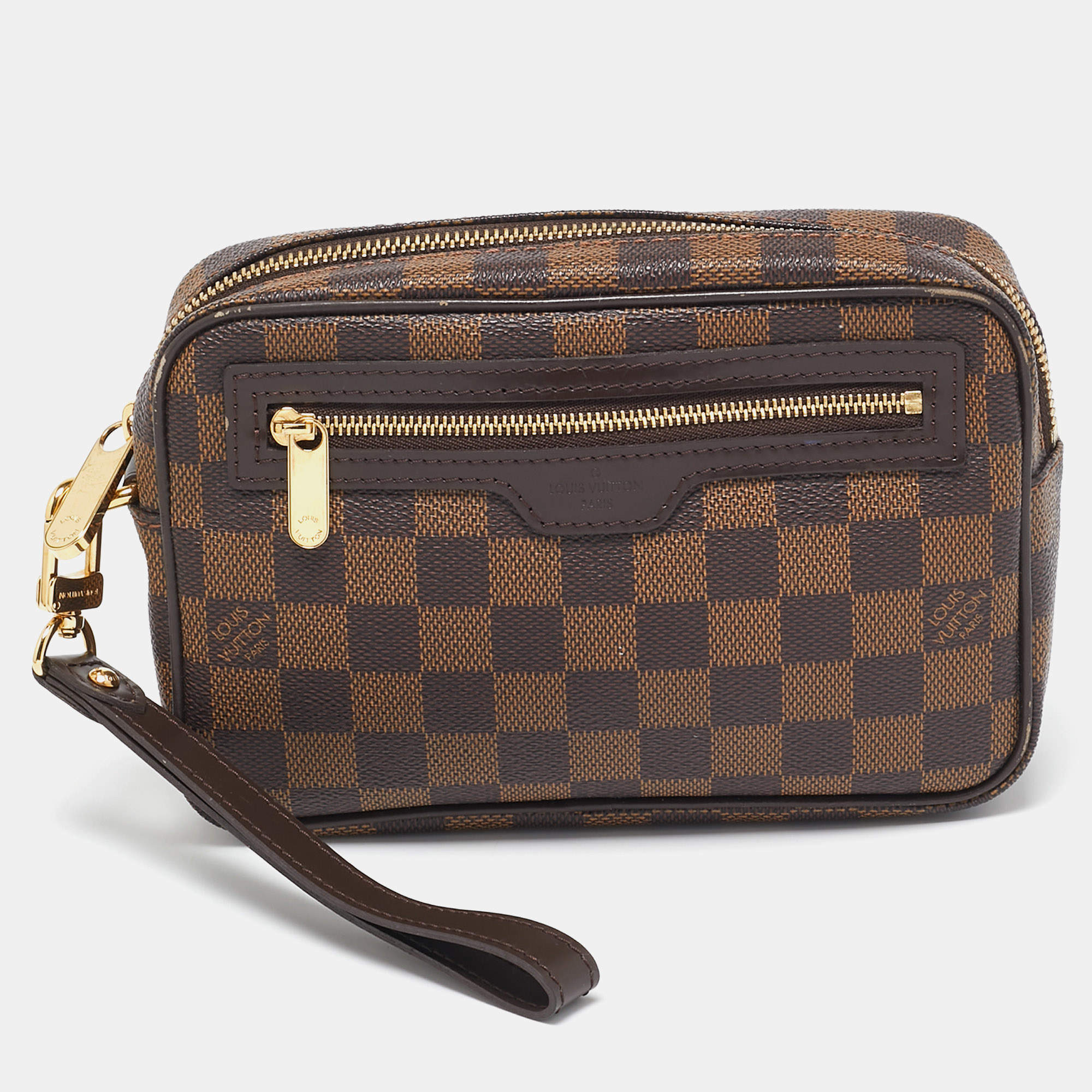 Louis Vuitton Damier Ebene Canvas Billets Macao Pochette