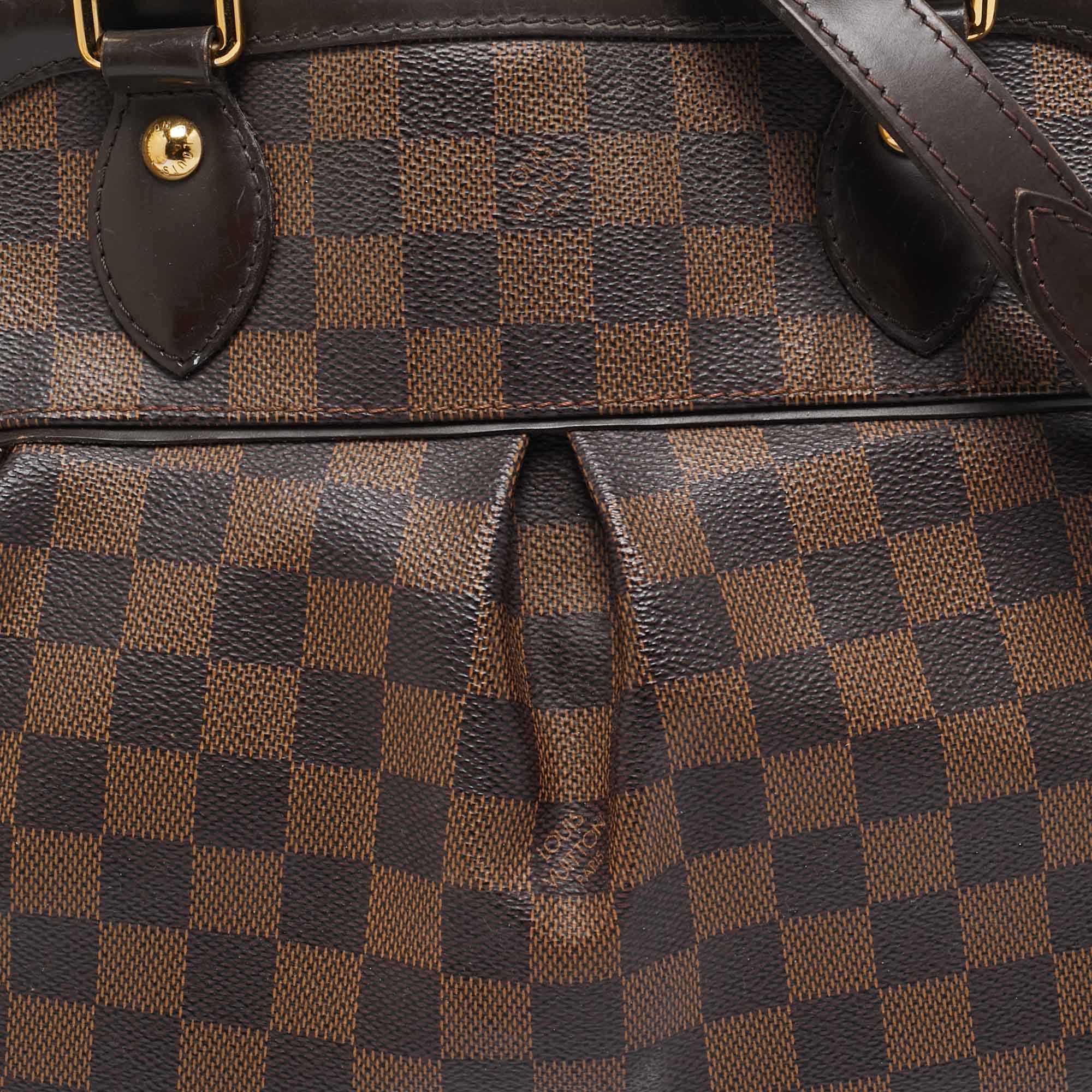 Pre Owned Louis Vuitton Damier Ebene Canvas Trevi PM Bag