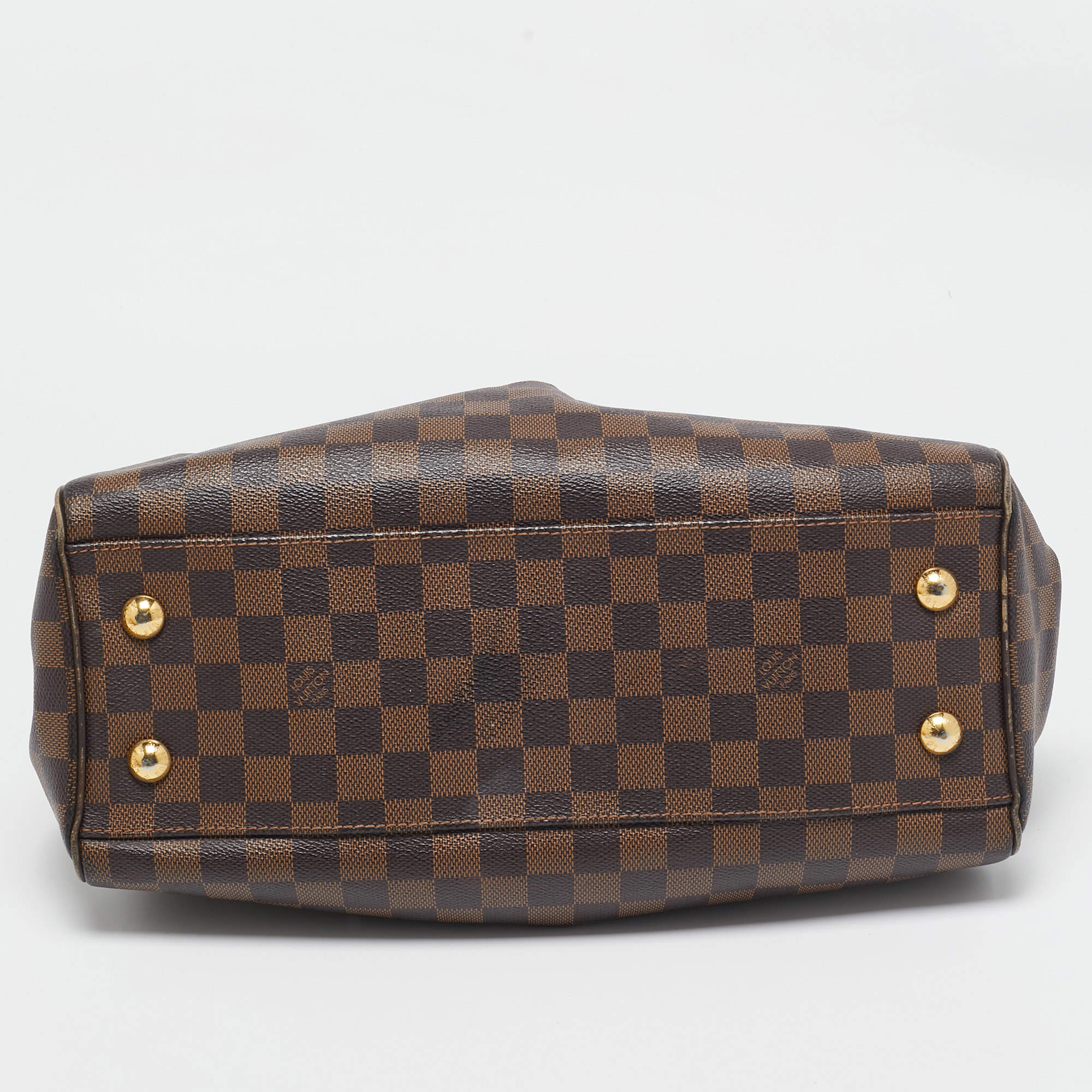 Pre Owned Louis Vuitton Damier Ebene Canvas Trevi PM Bag