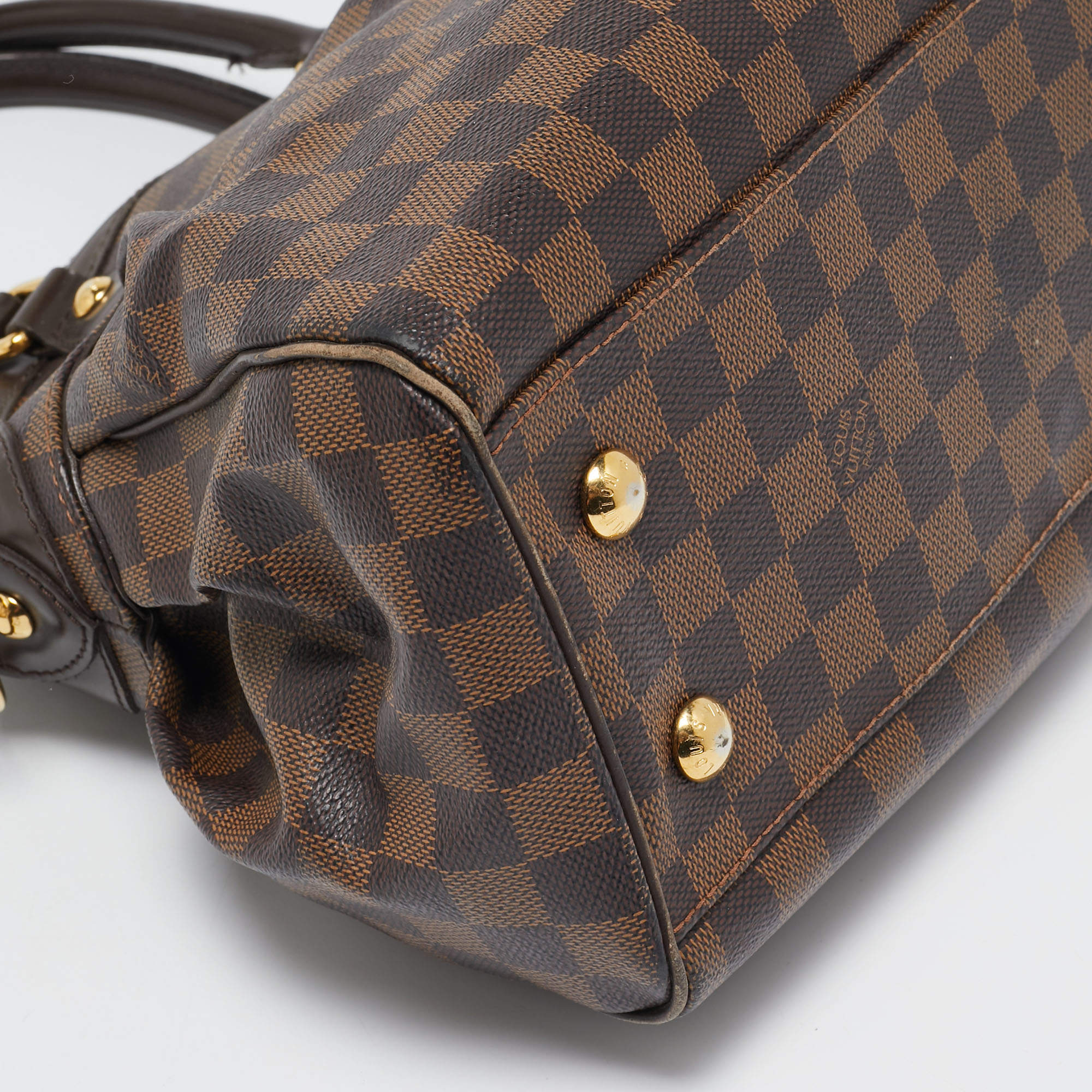 Pre Owned Louis Vuitton Damier Ebene Canvas Trevi PM Bag