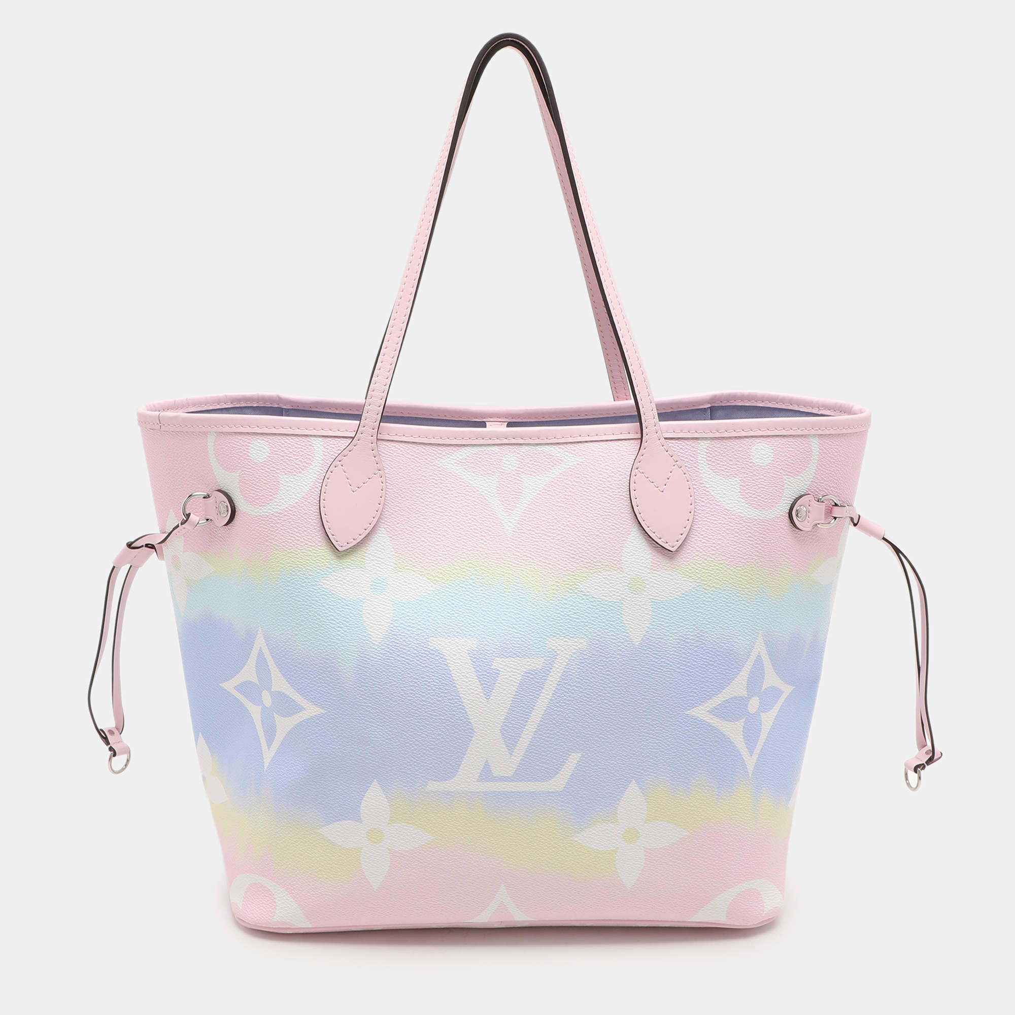 Louis Vuitton Pastel Tie Dye Monogram Canvas Neverfull Escale MM Bag