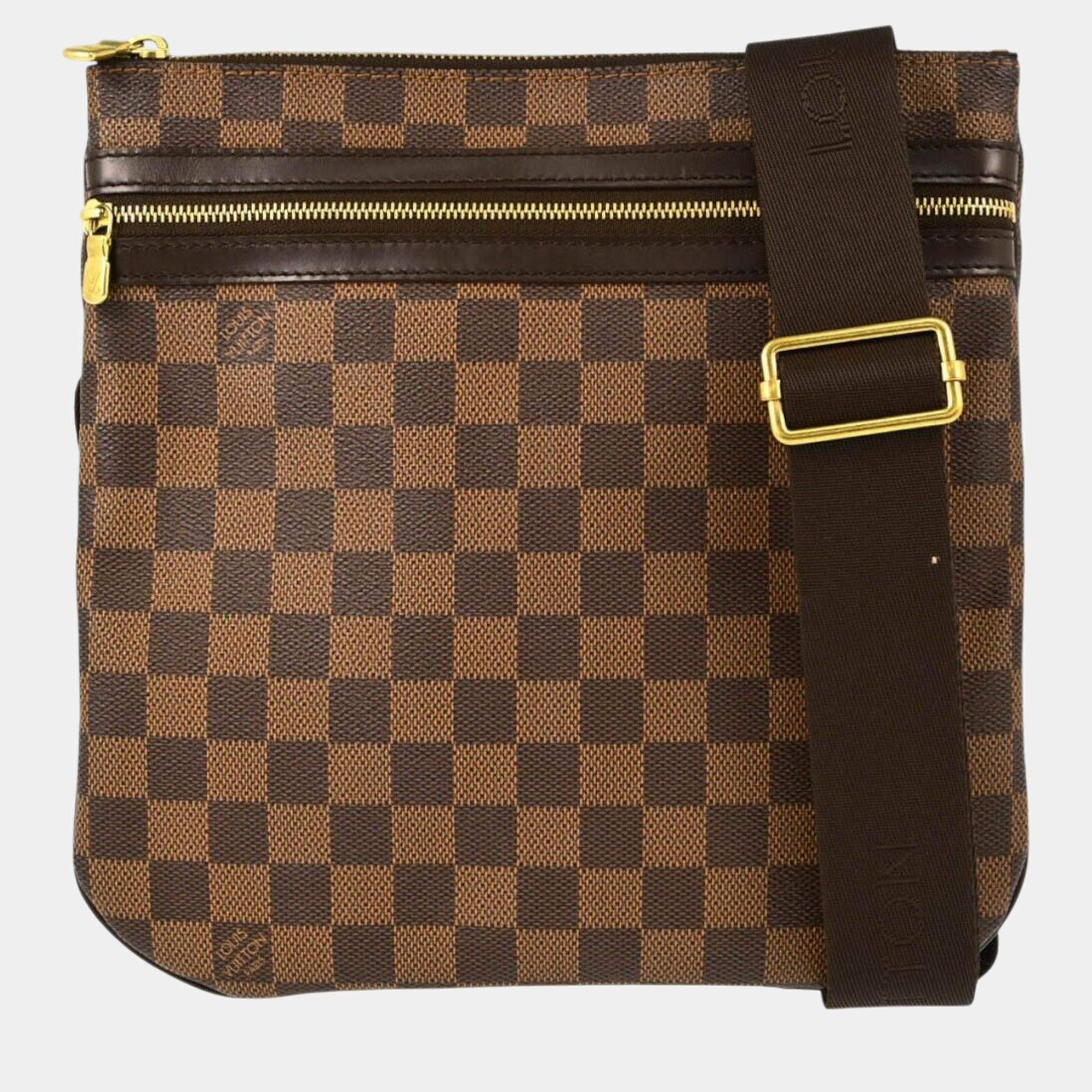 Pre Owned Louis Vuitton Damier Pochette Bosphore Shoulder Bag