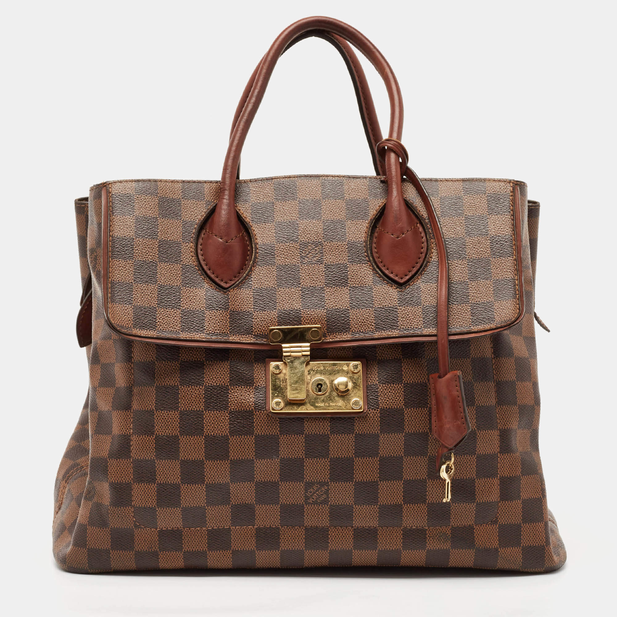 مملوكة مسبقًا Louis Vuitton Damier Ebene Canvas Ascot Bag