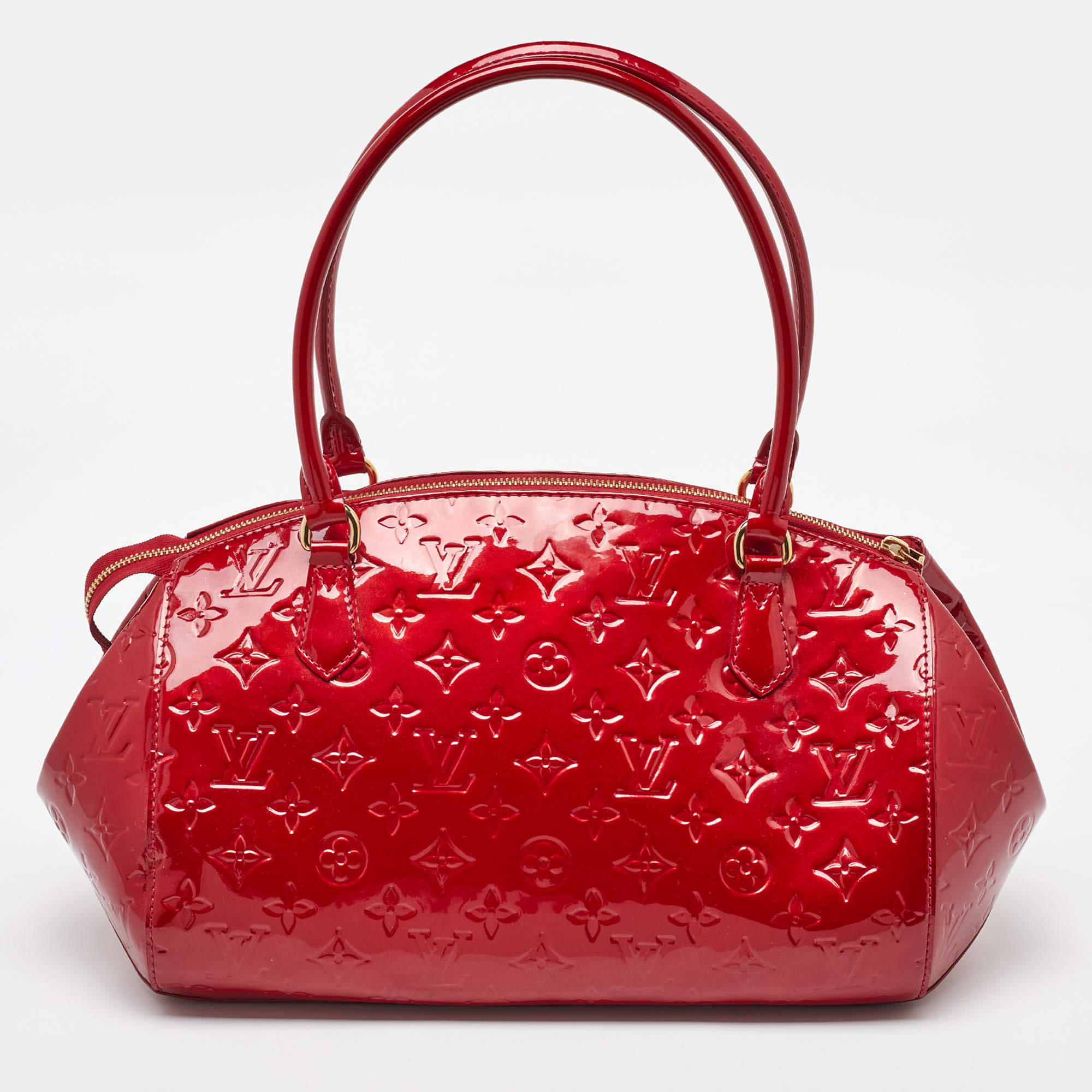 Louis Vuitton Rouge Grenadine Monogram Vernis Montana Bag