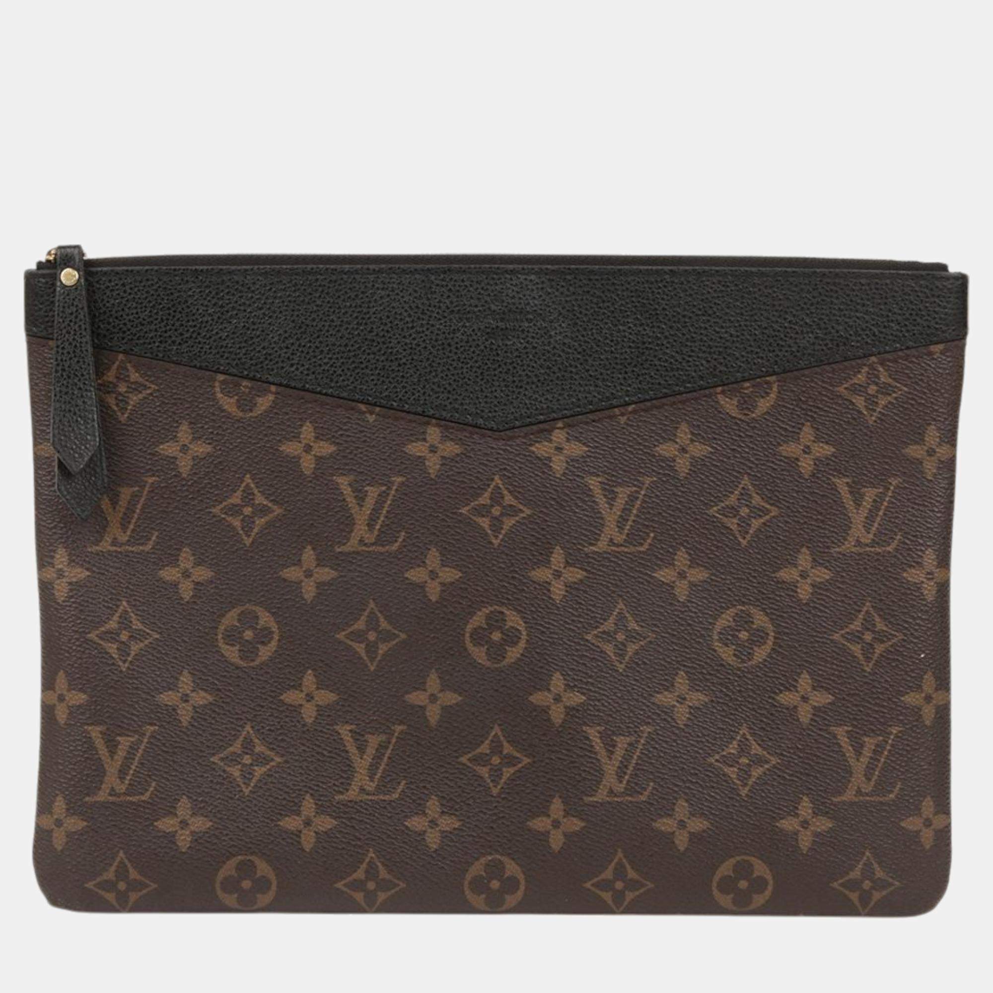 Louis Vuitton Brown Monogram Canvas Daily Pouch 