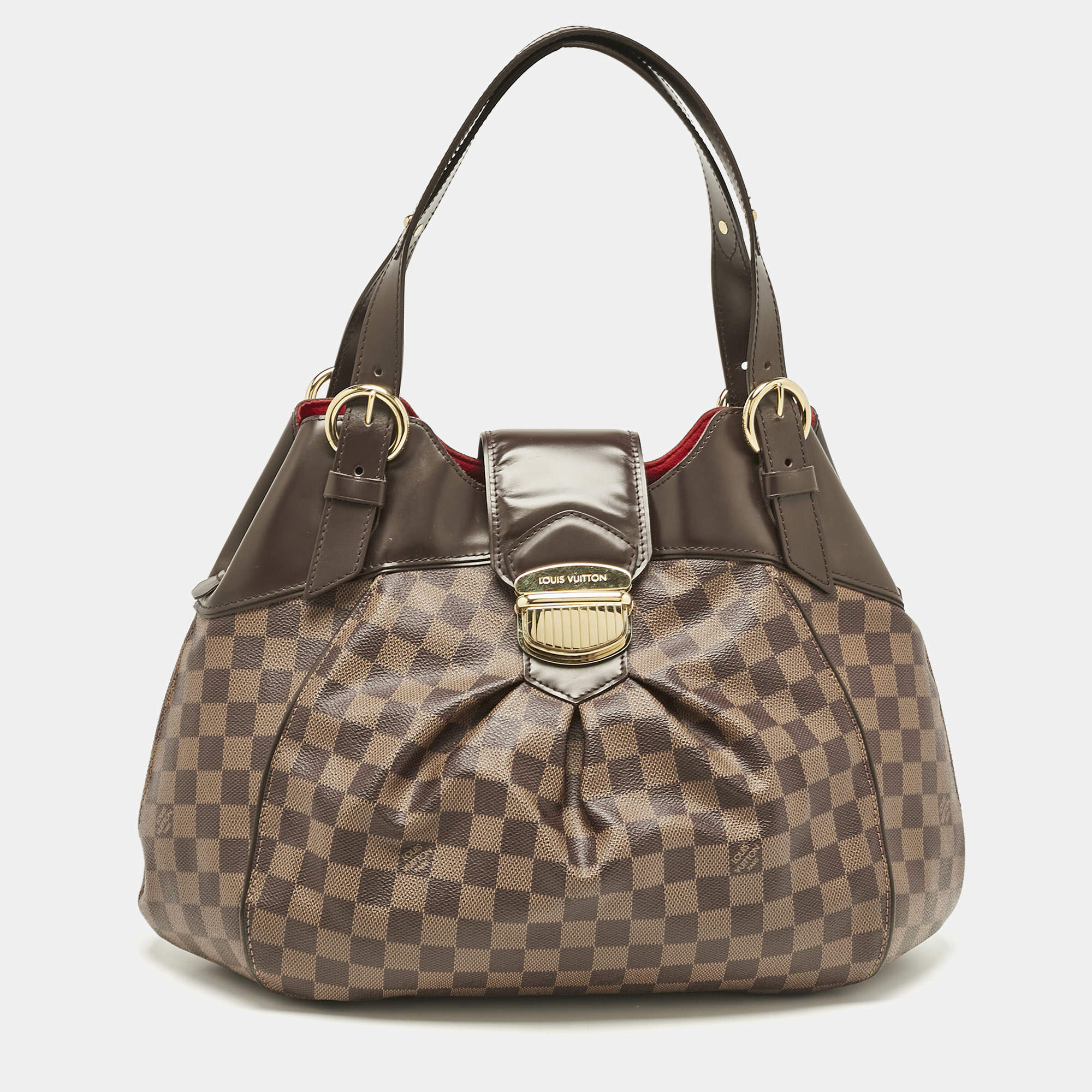 Pre Owned Louis Vuitton Damier Ebene Canvas Sistina GM Bag