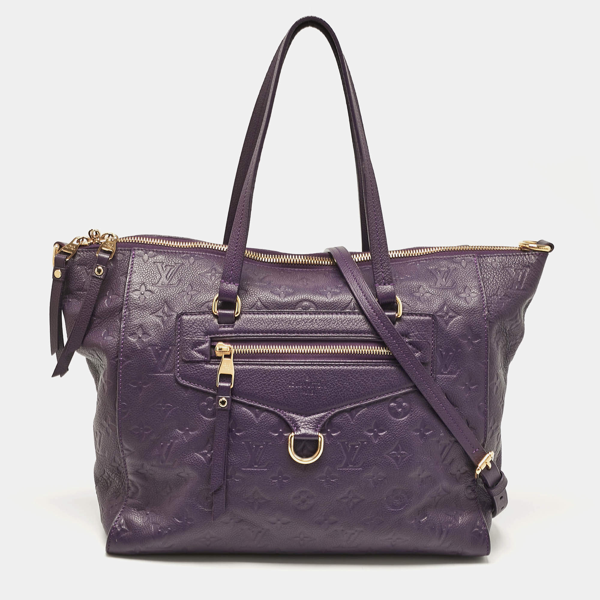 مملوكة مسبقًا Louis Vuitton Flamme Empreinte Leather Lumineuse PM Bag