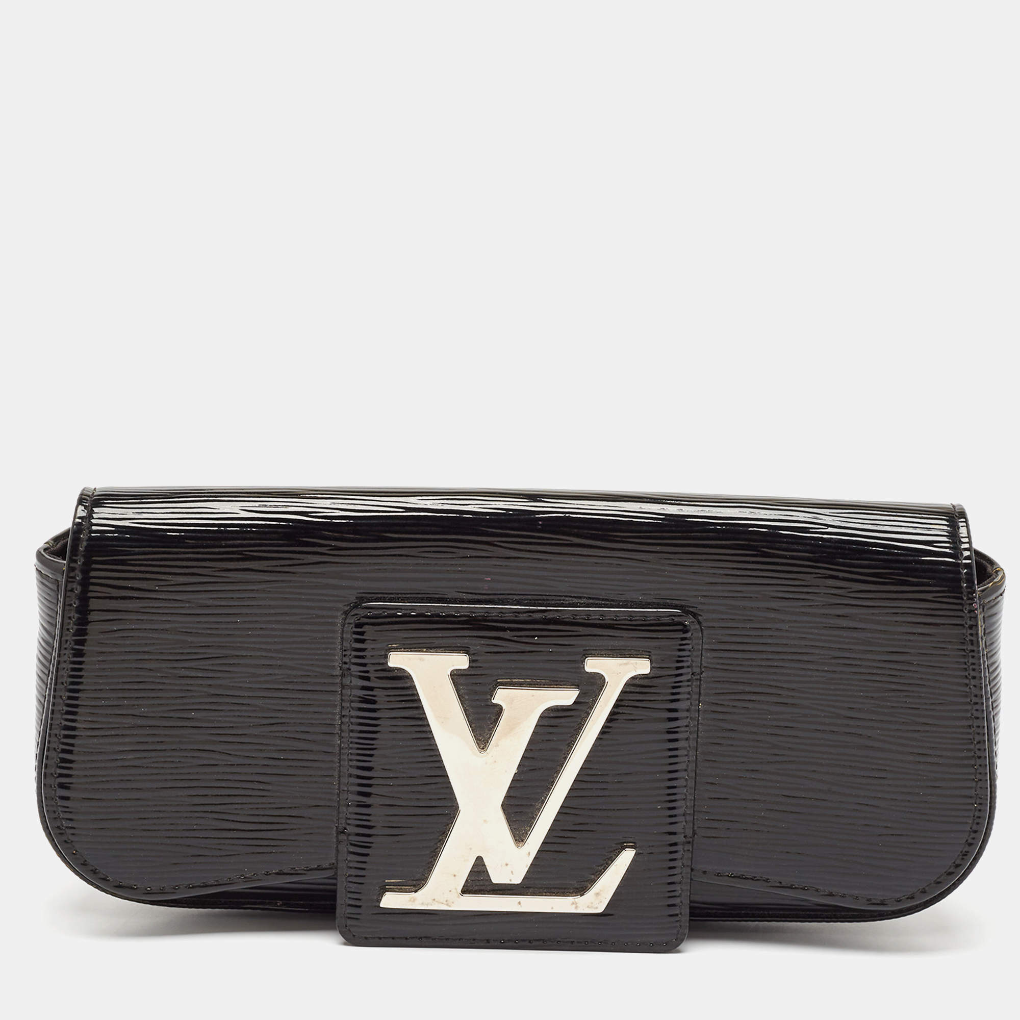 مملوكة مسبقًا Louis Vuitton Black Electric Epi Leather Sobe Clutch