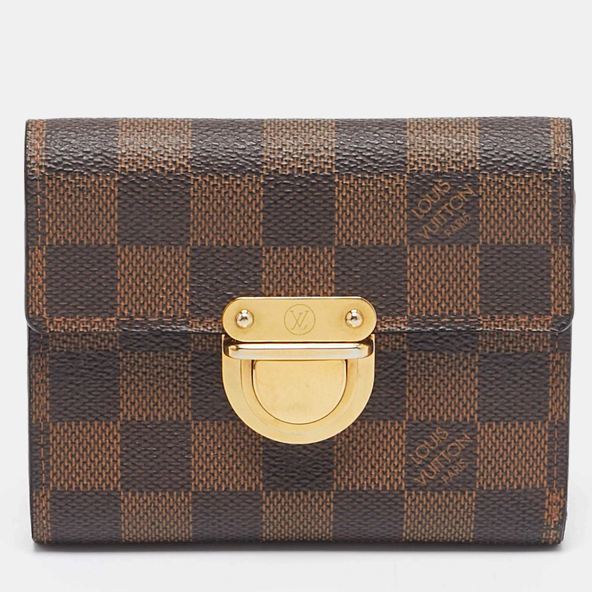 Louis Vuitton Damier Ebene Canvas Koala Wallet