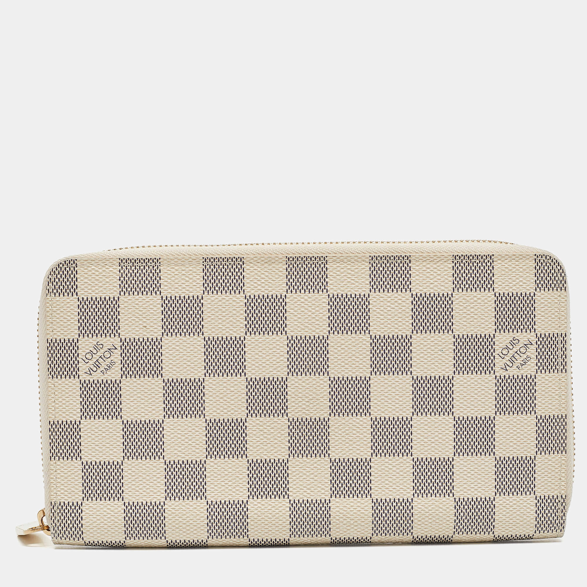 Louis Vuitton Damier Azur Canvas Zippy Organizer Wallet