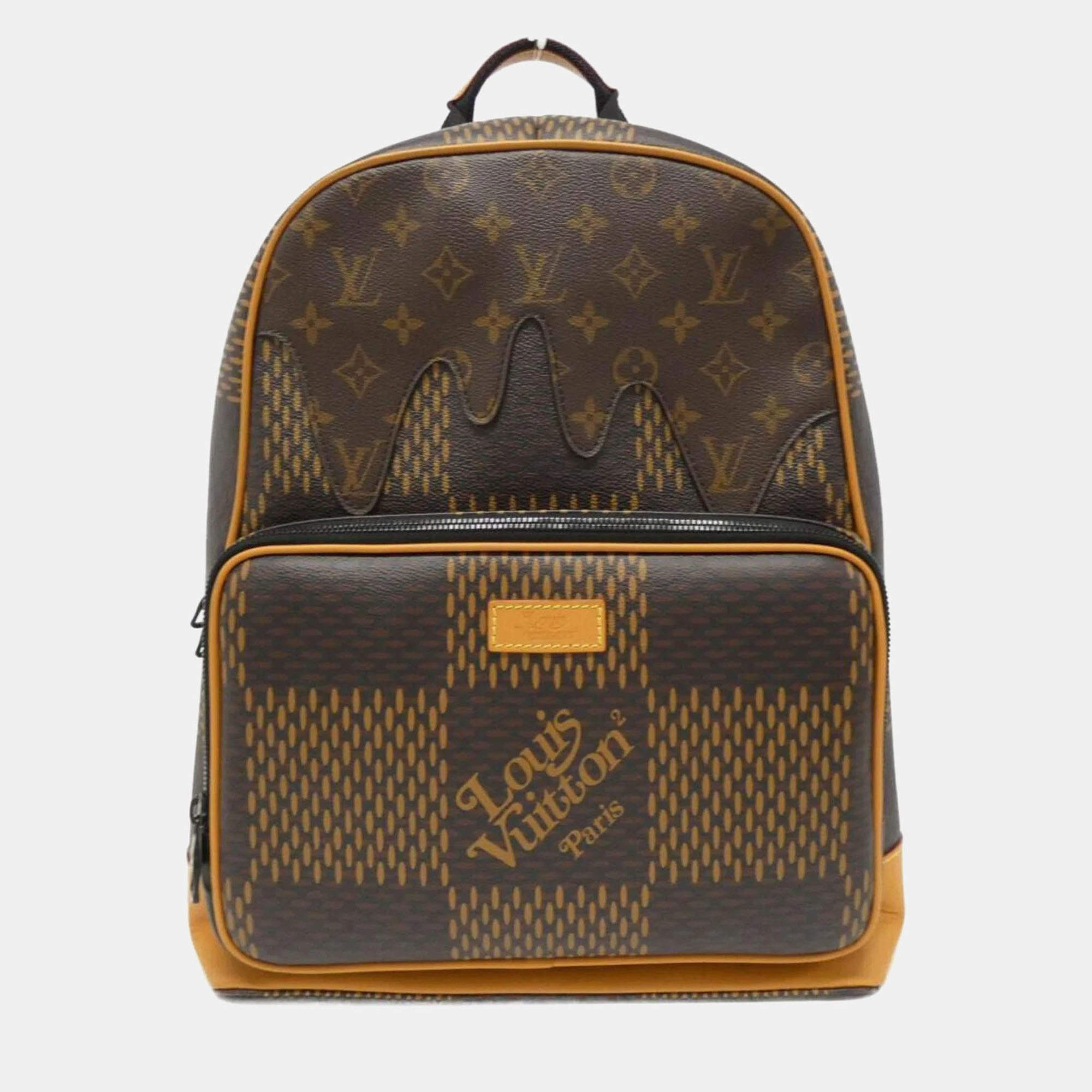 Louis Vuitton Brown Damier Giant Squared Canvas Backpack