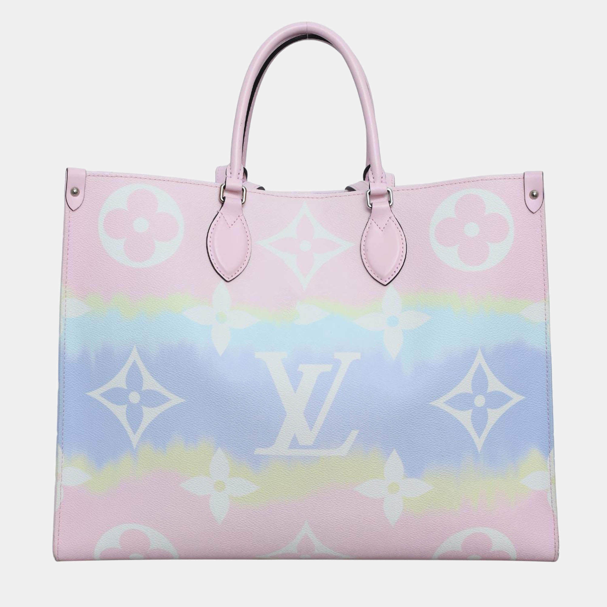 Louis Vuitton OnTheGo GM Monogram Spring Sunrise Pastel Bag