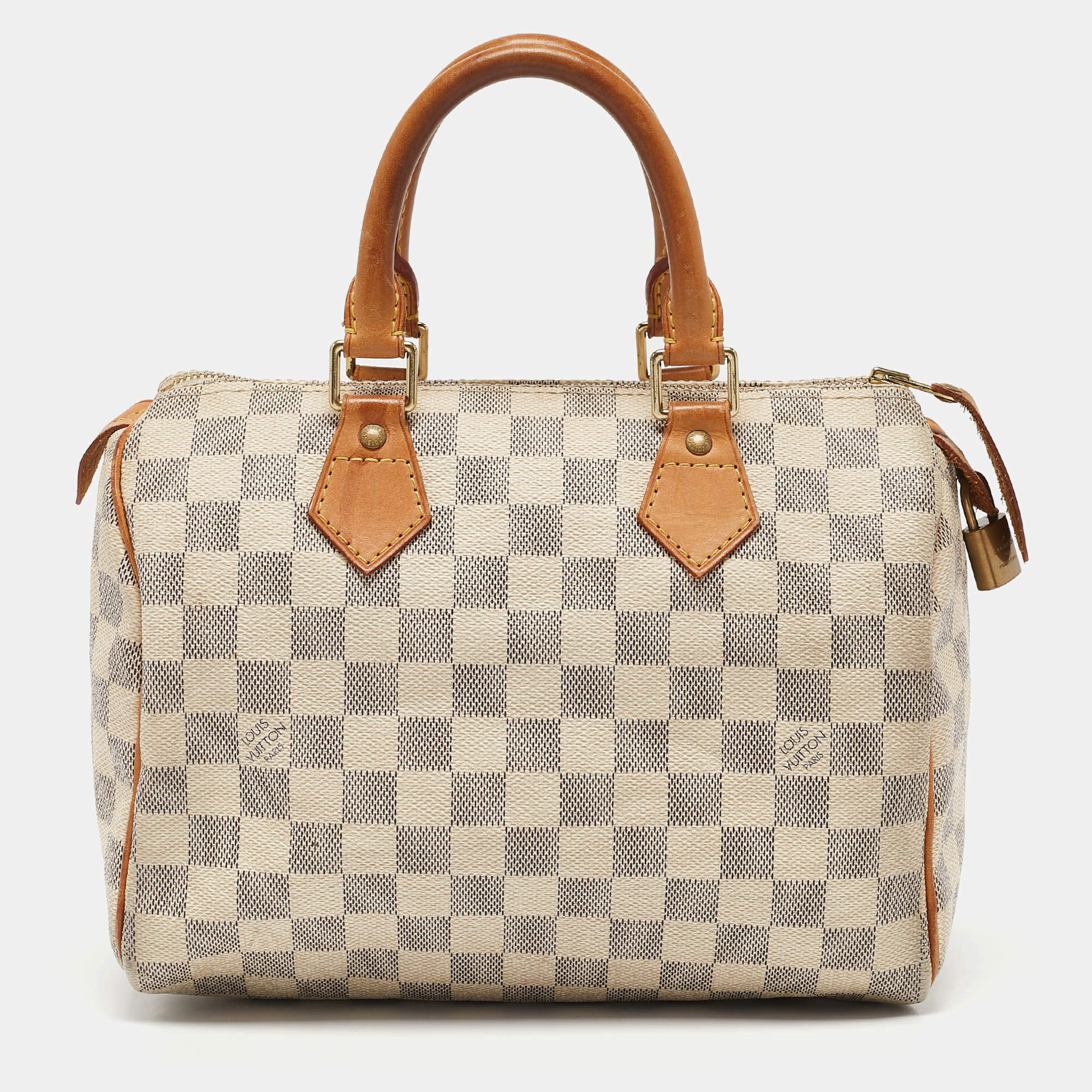 Louis Vuitton Damier Azur Canvas Speedy 25 Bag