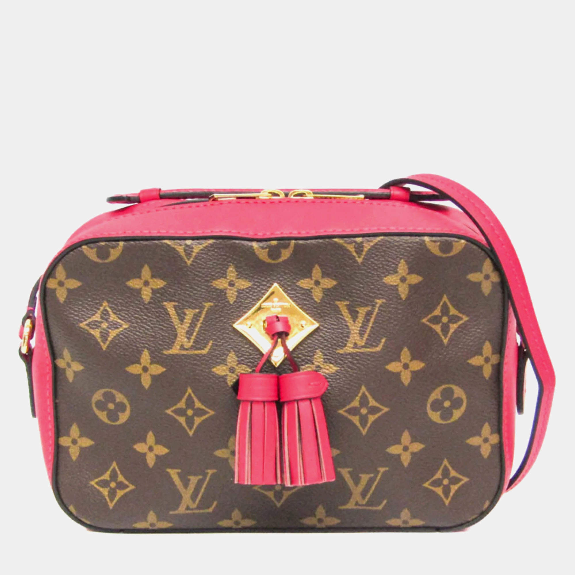 Louis Vuitton Brown/Freesia Monogram Saintonge Shoulder Bag