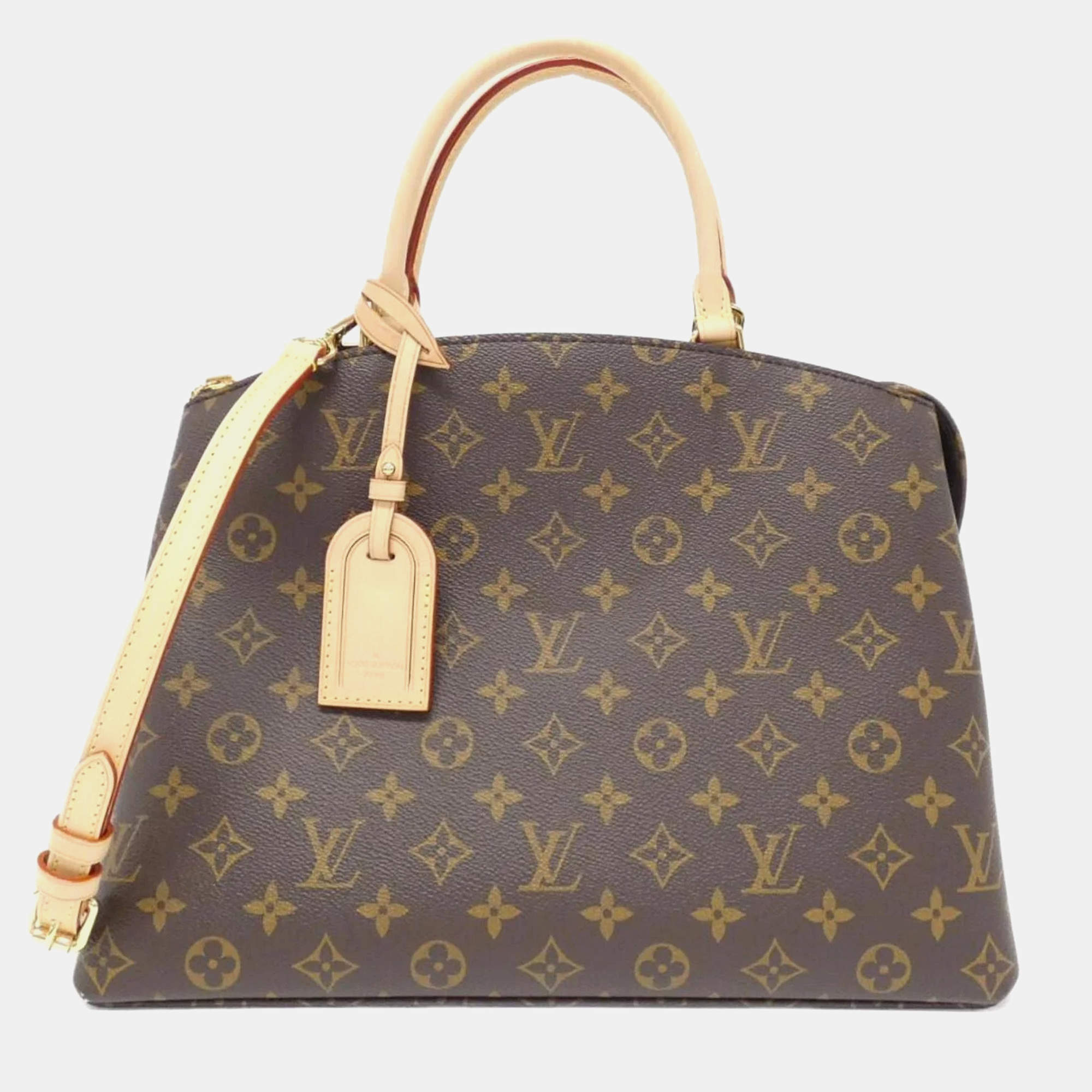 Pre Owned Louis Vuitton Brown Monogram Canvas Grand Palais MM Shoulder Bag