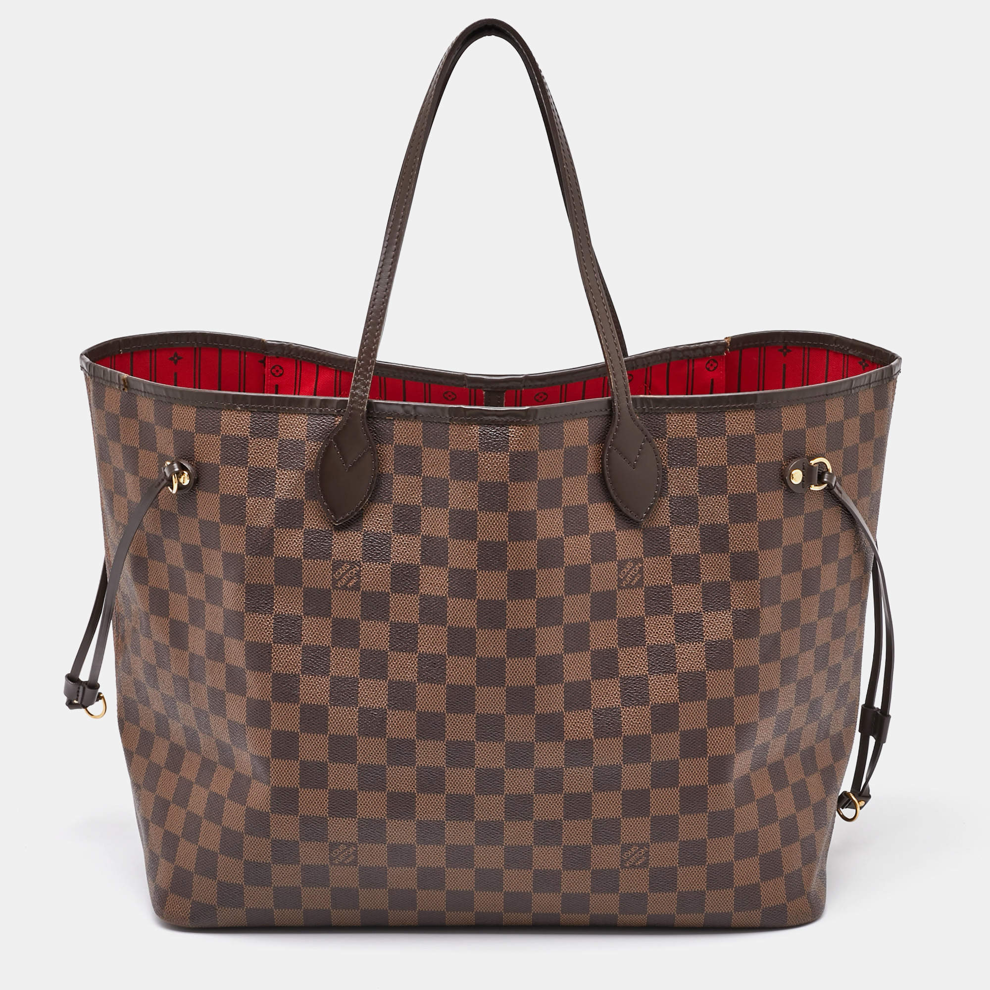 Louis Vuitton Damier Ebene Canvas Neverfull GM Bag