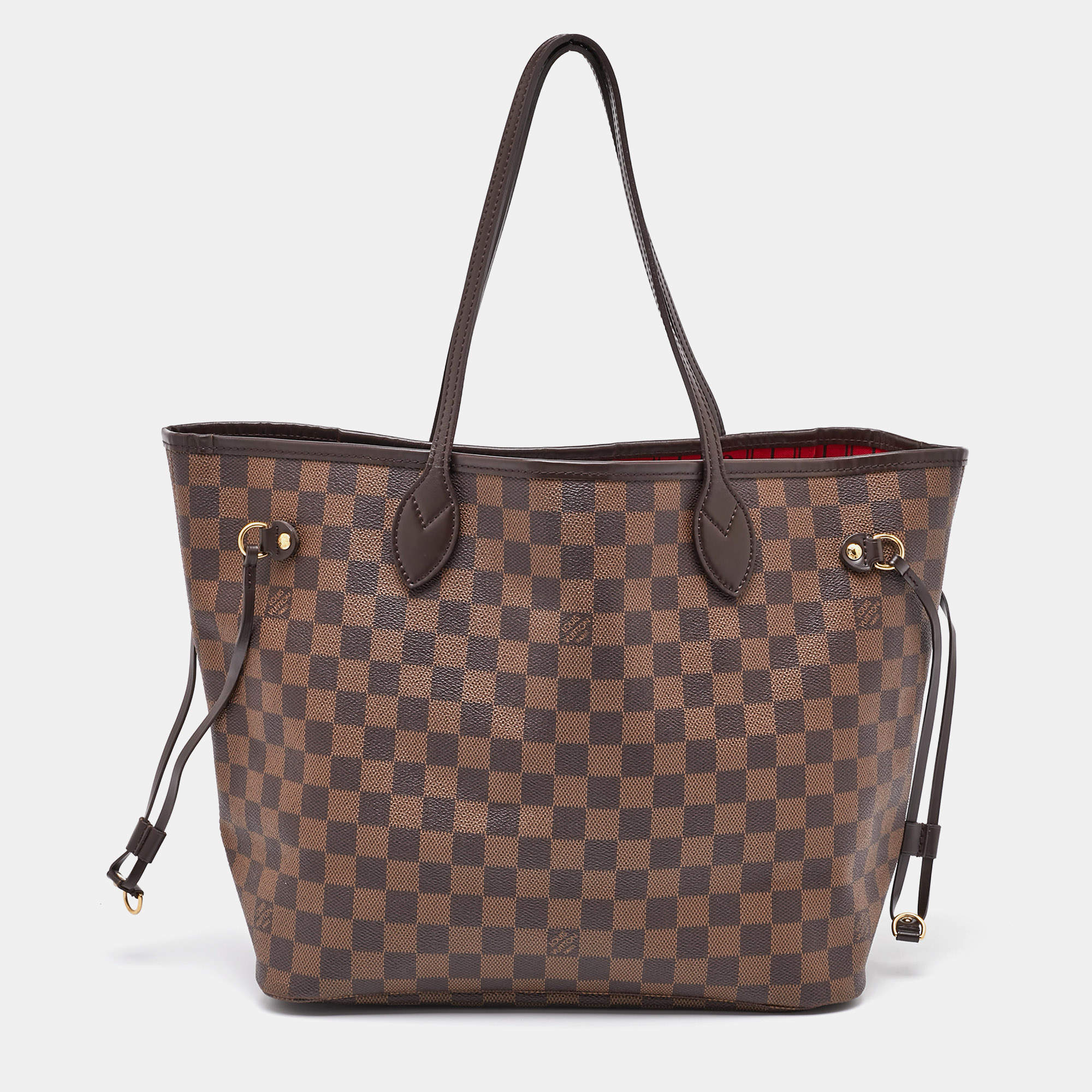 Louis Vuitton Damier Ebene Canvas Neverfull MM Bag