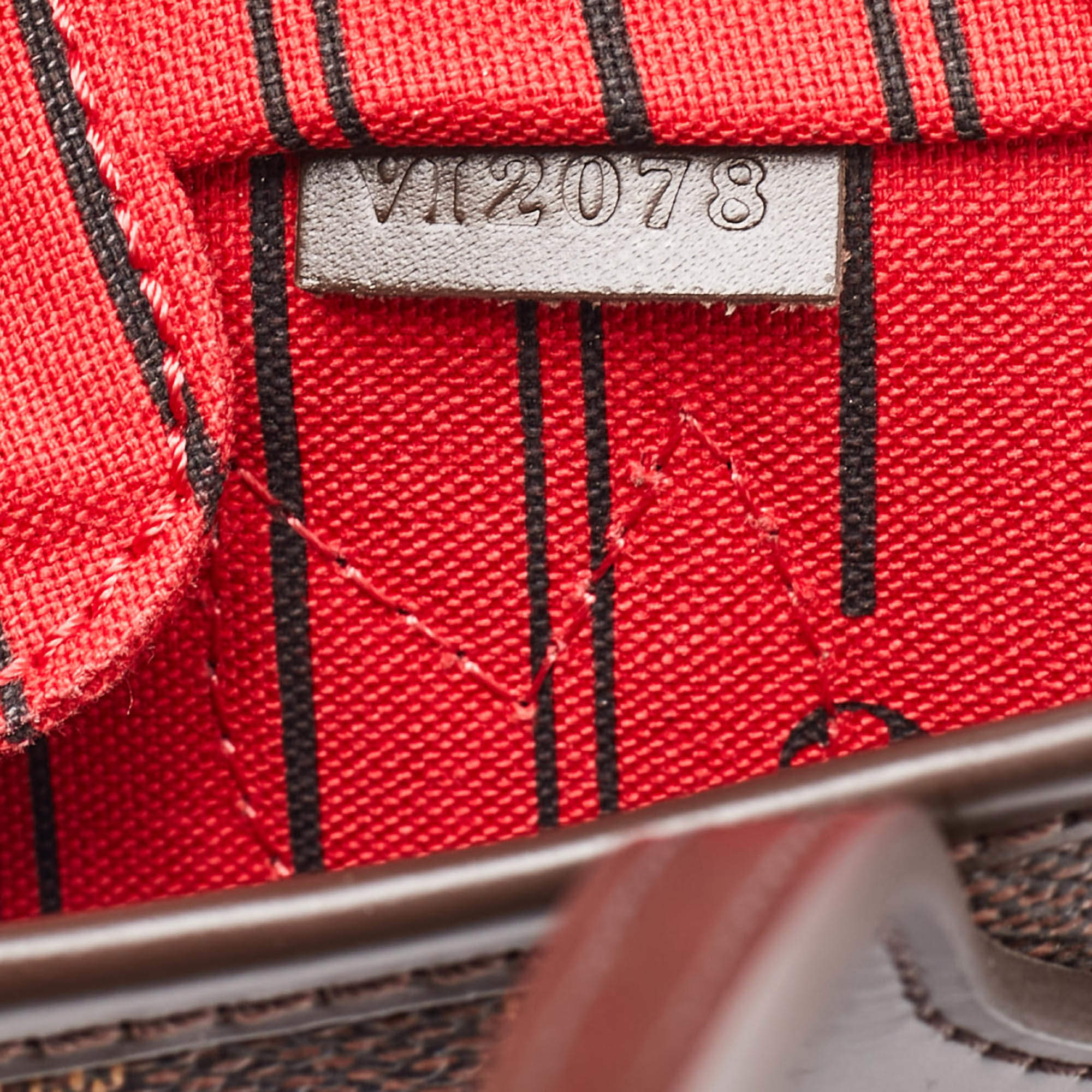 Pre Owned Louis Vuitton Damier Ebene Canvas Neverfull PM Bag