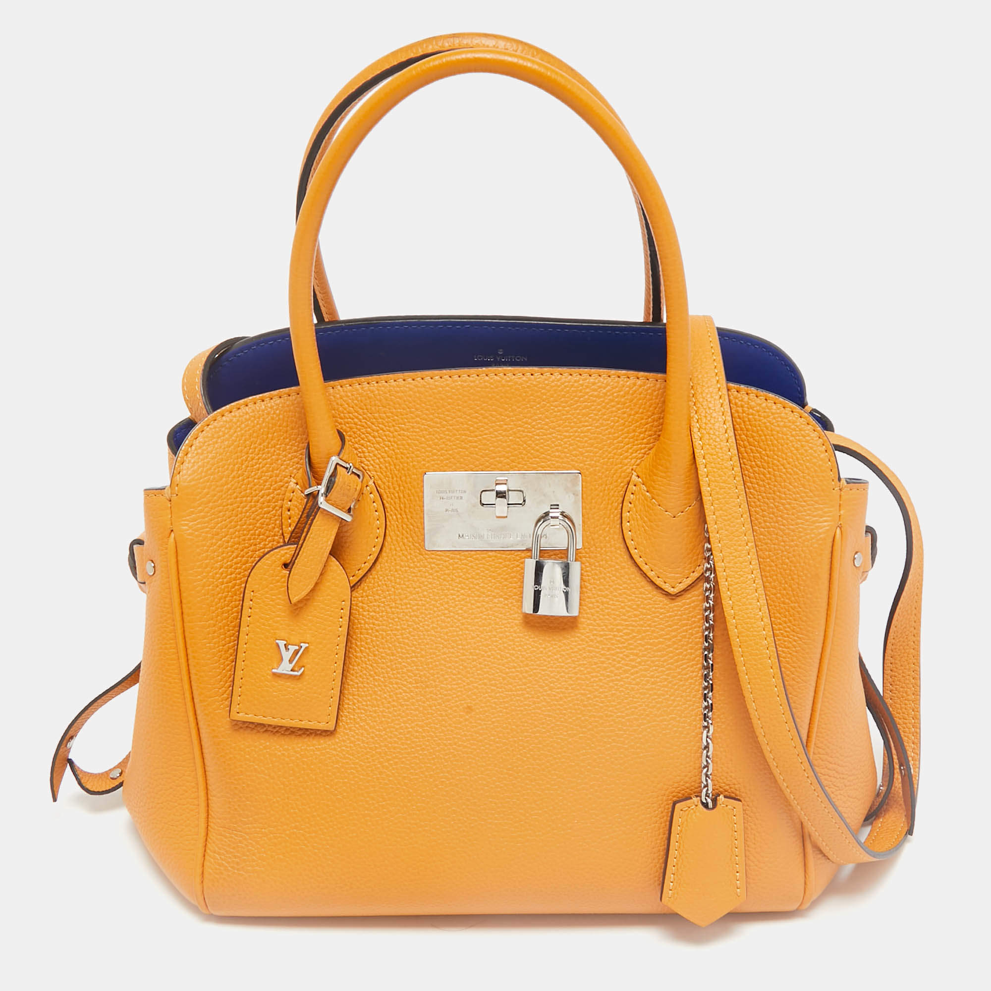 Pre Owned Louis Vuitton Safran Leather Milla PM Bag