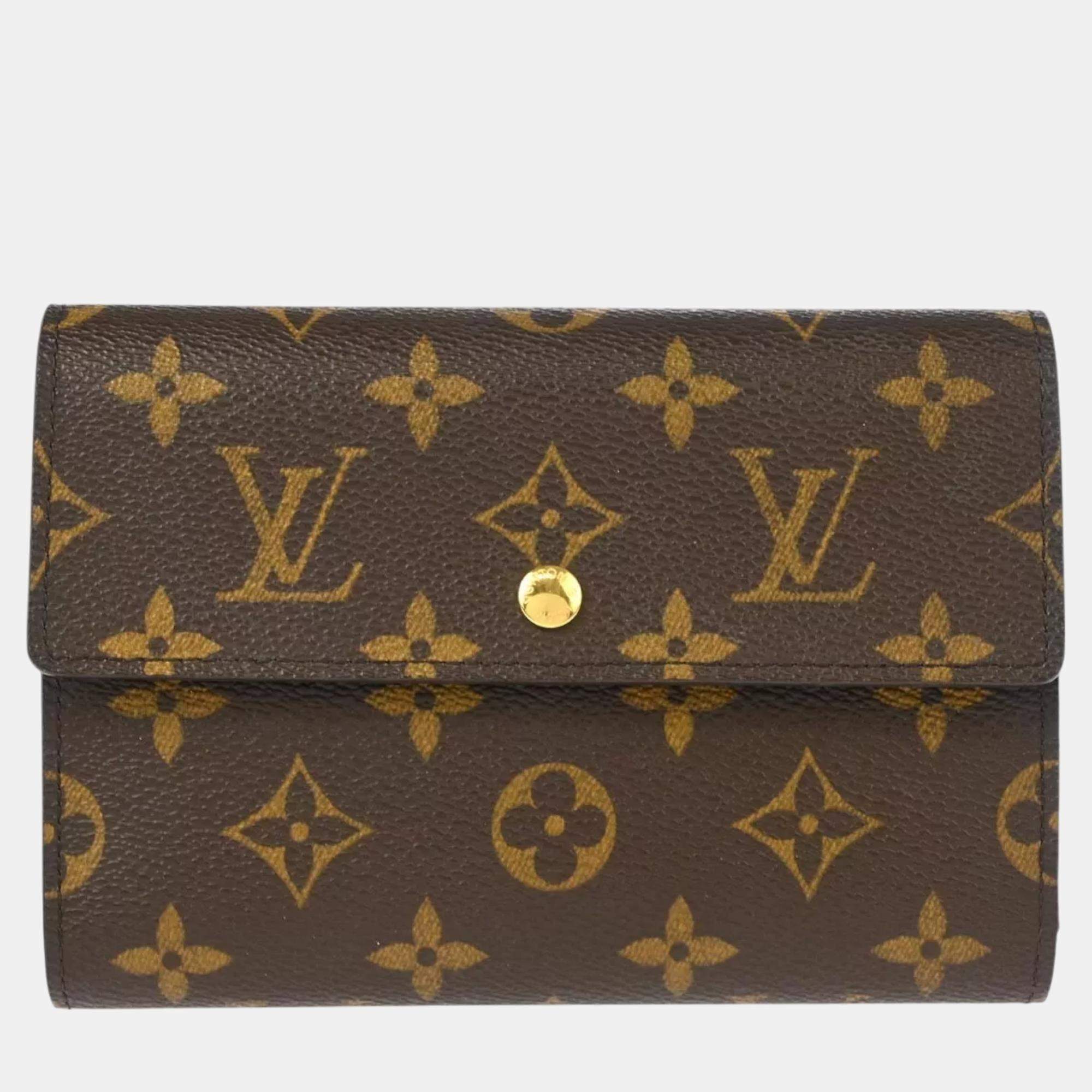 Louis Vuitton Monogram Canvas Porte-Trésor Étui Papier Wallet