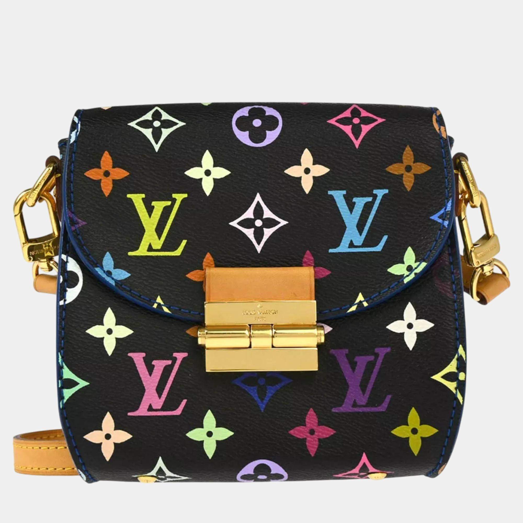 Louis Vuitton Black Multicolor Heart Breaker Shoulder Bag
