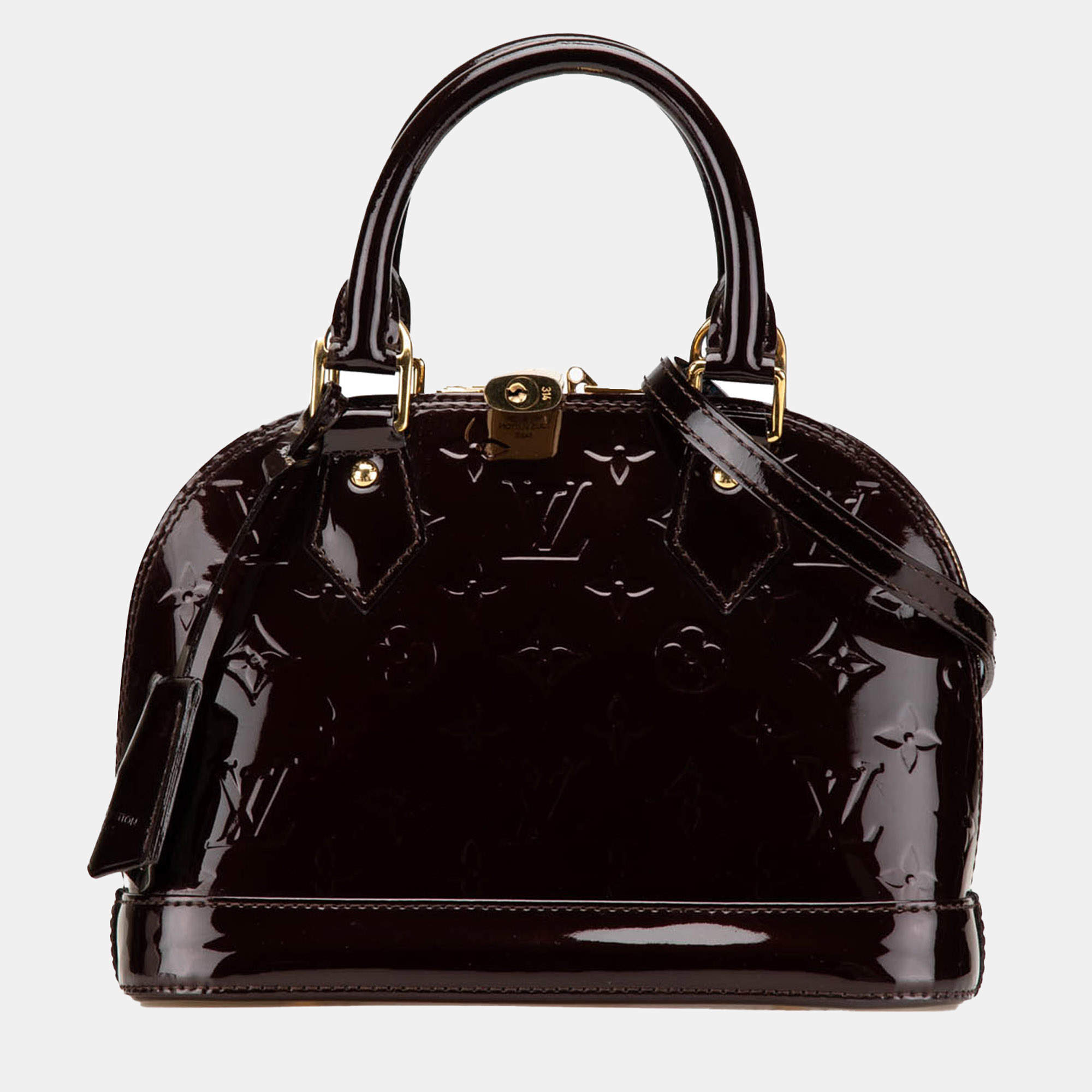 Louis Vuitton Purple Monogram Vernis Alma BB