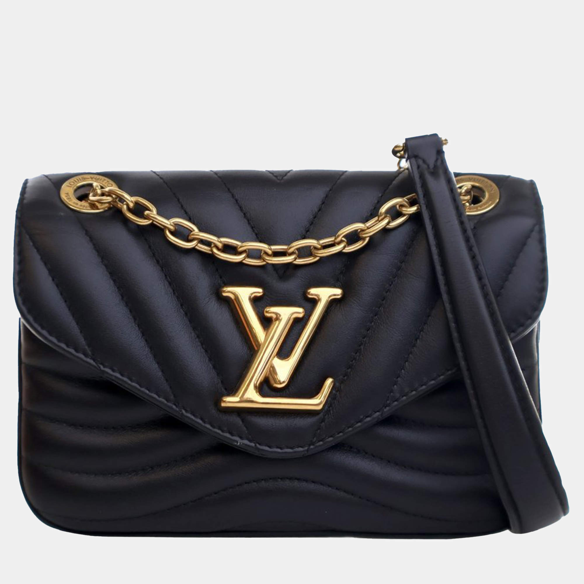 Louis Vuitton Black New Wave Chain PM Bag