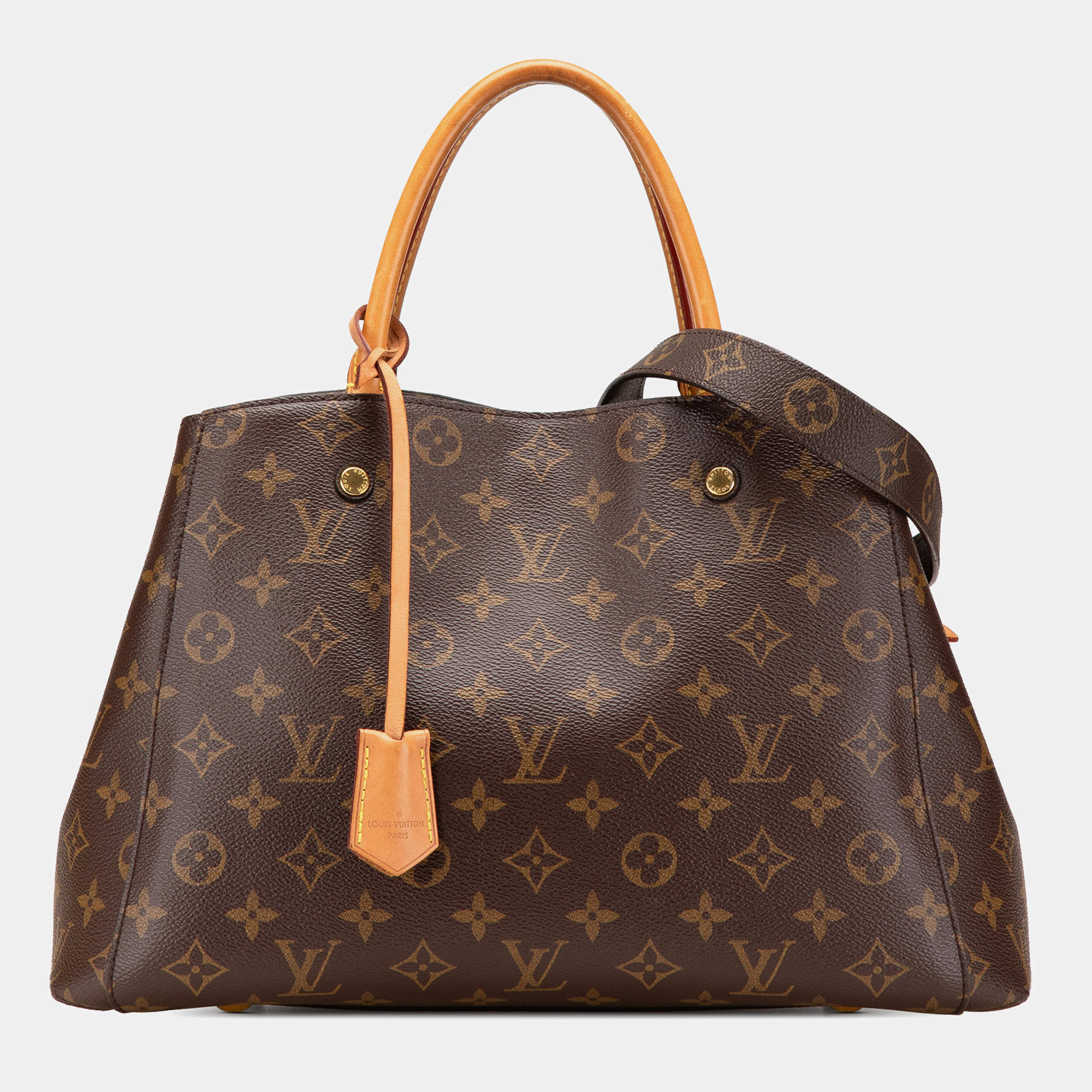 Louis Vuitton Brown Monogram Montaigne MM Shoulder Bag