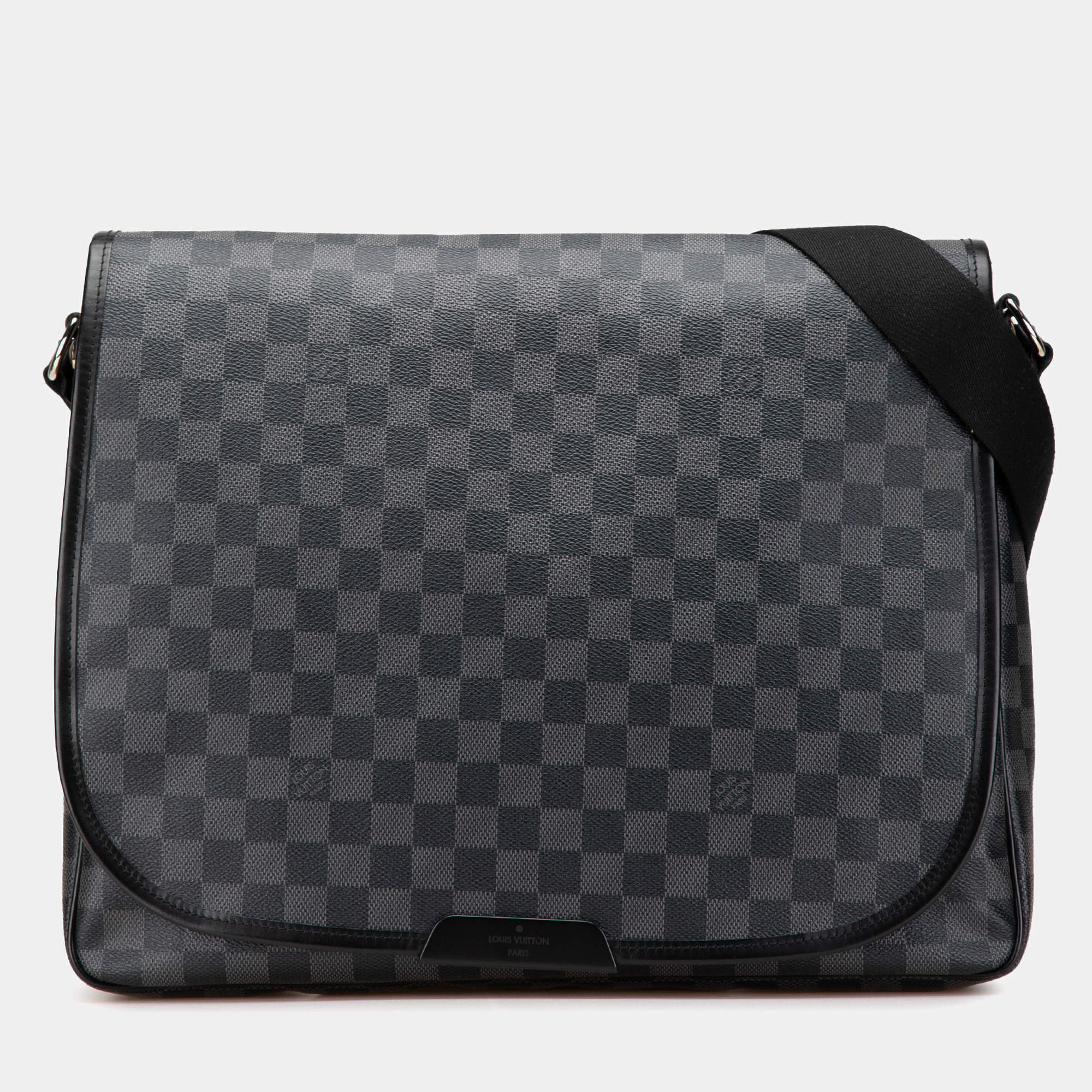 Louis Vuitton Black Damier Graphite Daniel MM