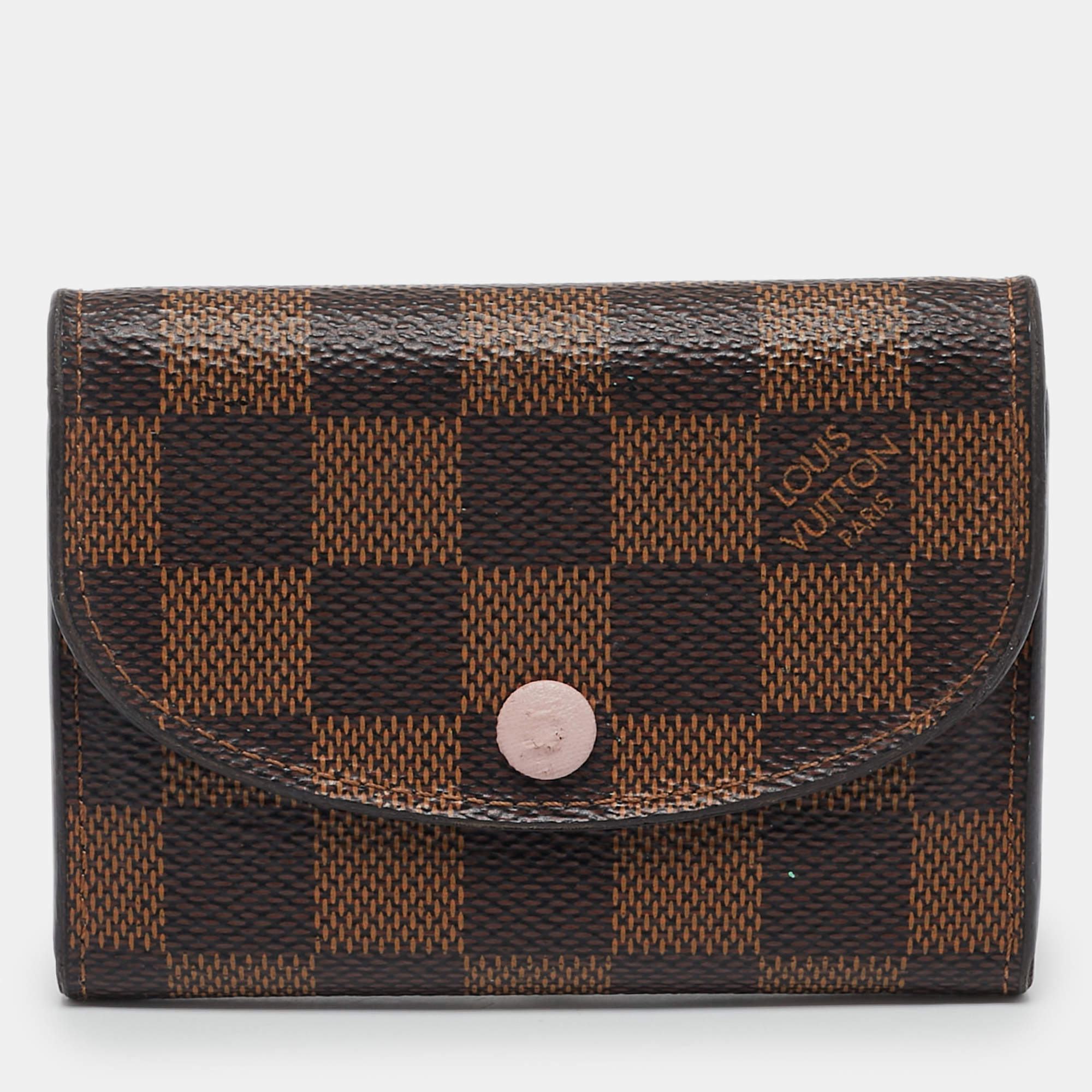 Louis Vuitton Damier Ebene Canvas Rosalie Coin Purse