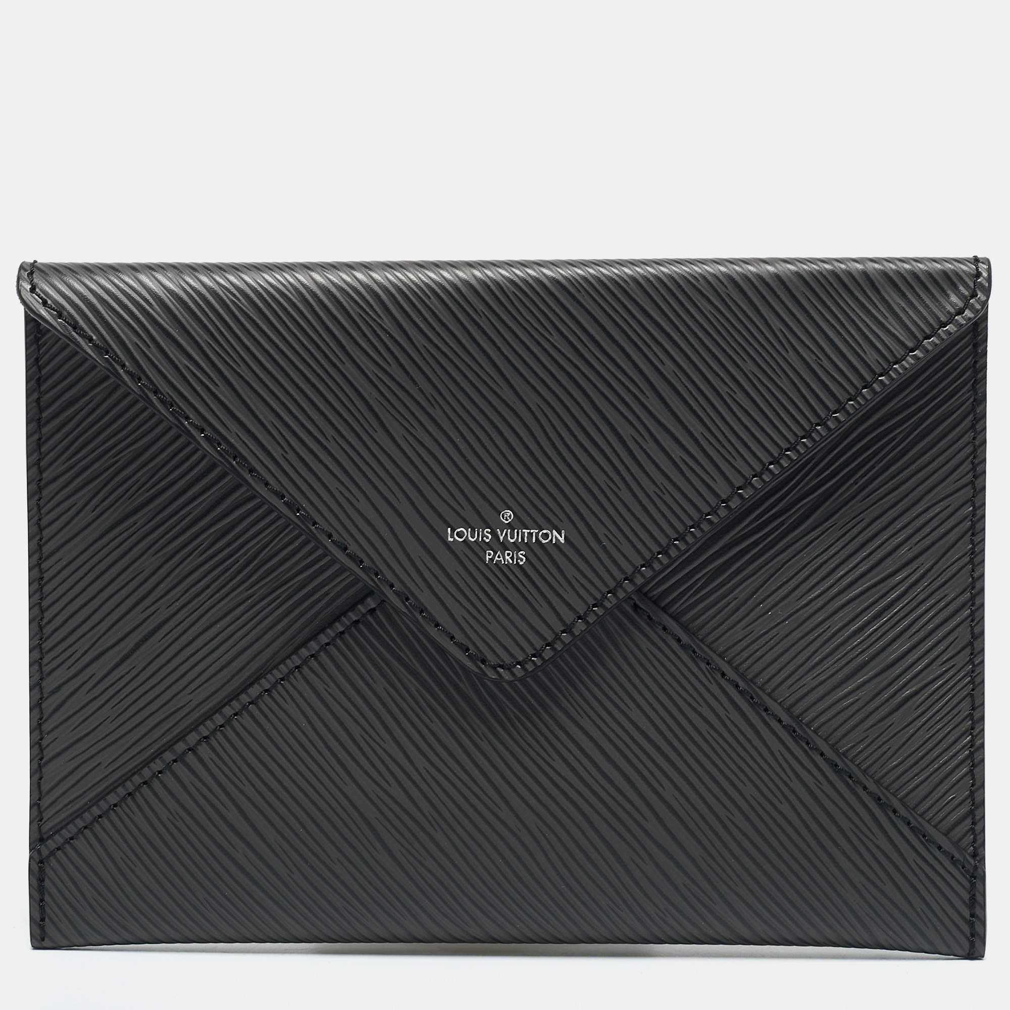 Pre Owned  Louis Vuitton Etain Epi Leather Invitation Envelope Clutch