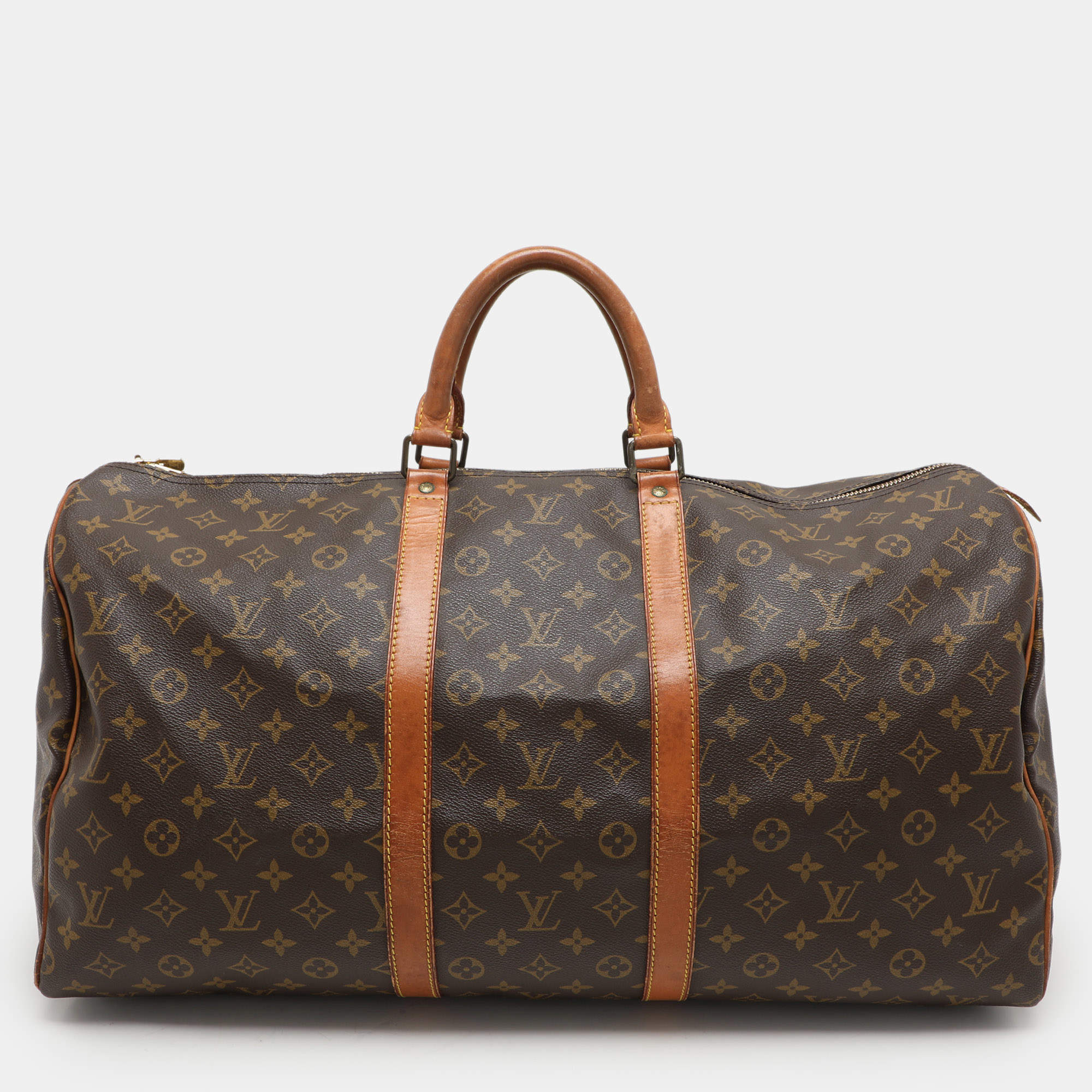 Louis Vuitton Monogram Canvas Keepall 55 Bag