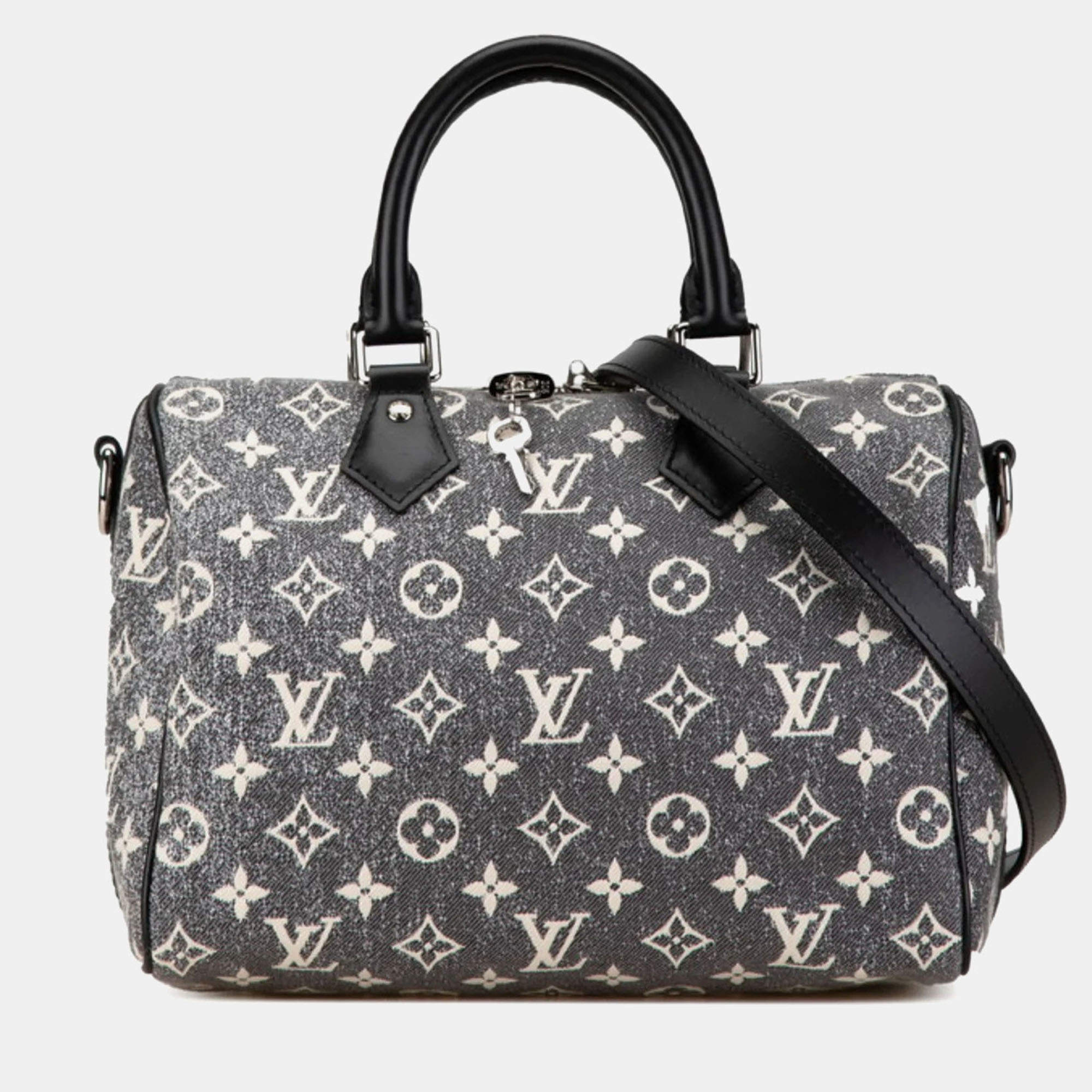 Louis Vuitton Gray Monogram Jacquard Speedy Bandouliere 25 Shoulder Bag