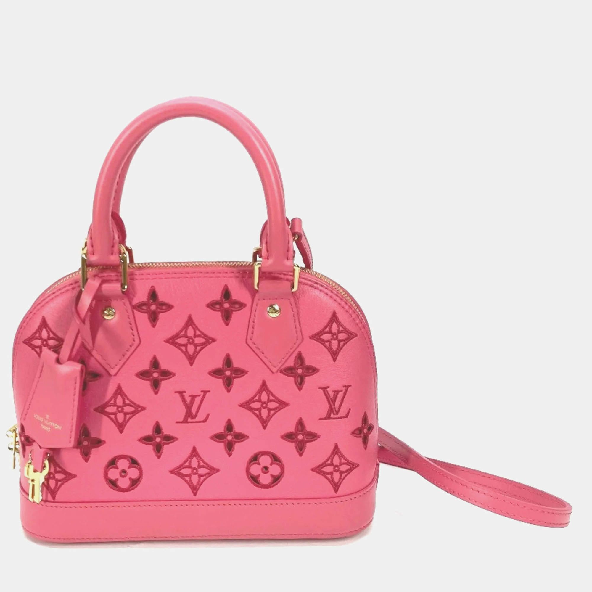 Louis Vuitton Pink LV Broderie Anglaise Capucines BB Handbag