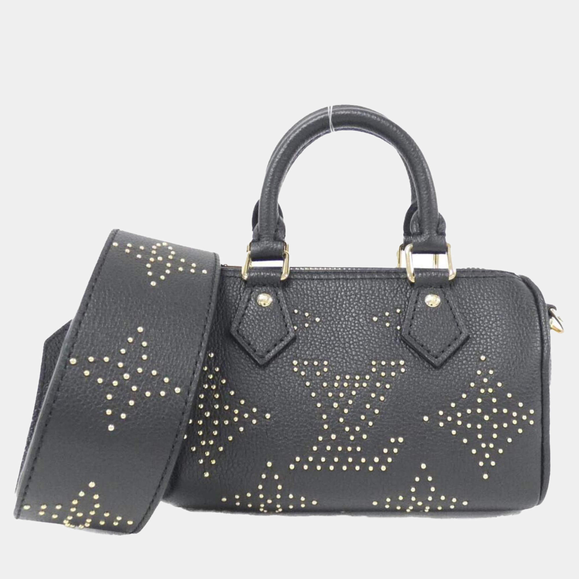 Louis Vuitton Monogram Empreinte Studs Nano Speedy Bag

