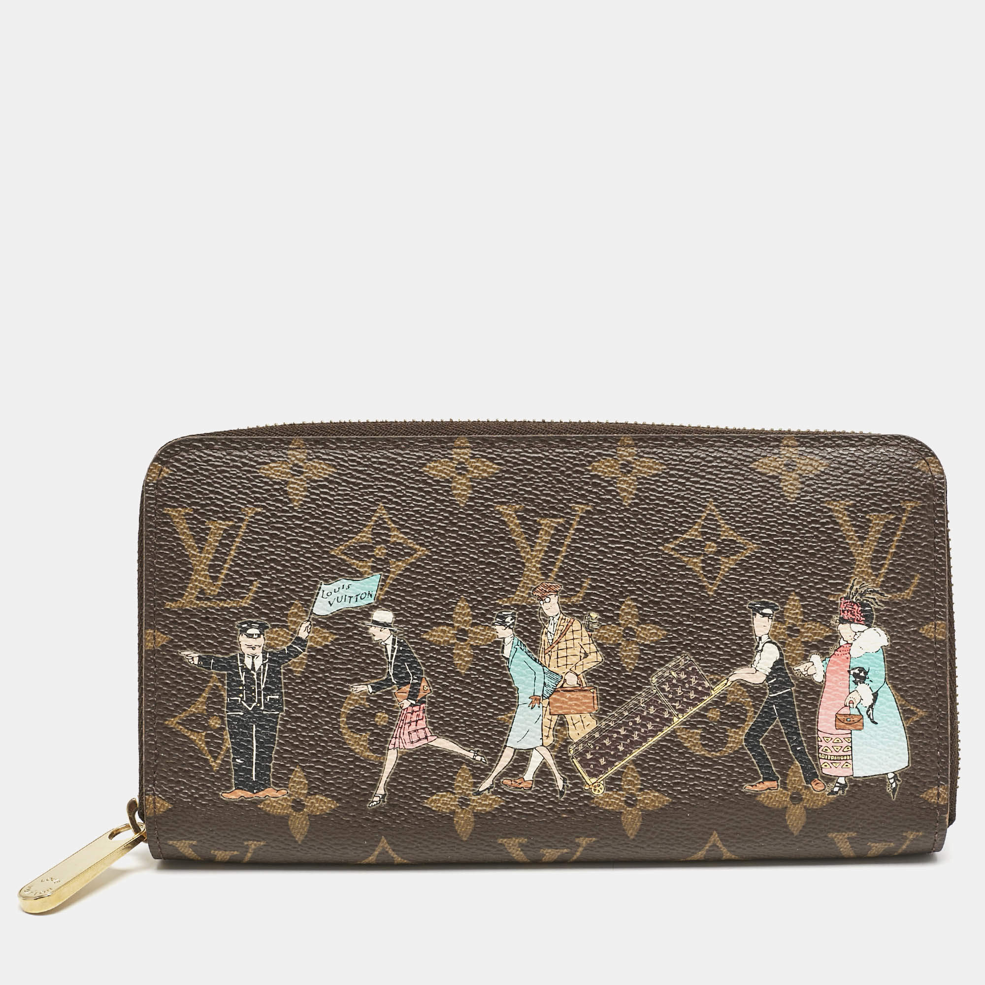 Louis Vuitton Monogram Canvas Illustre Zippy Wallet 