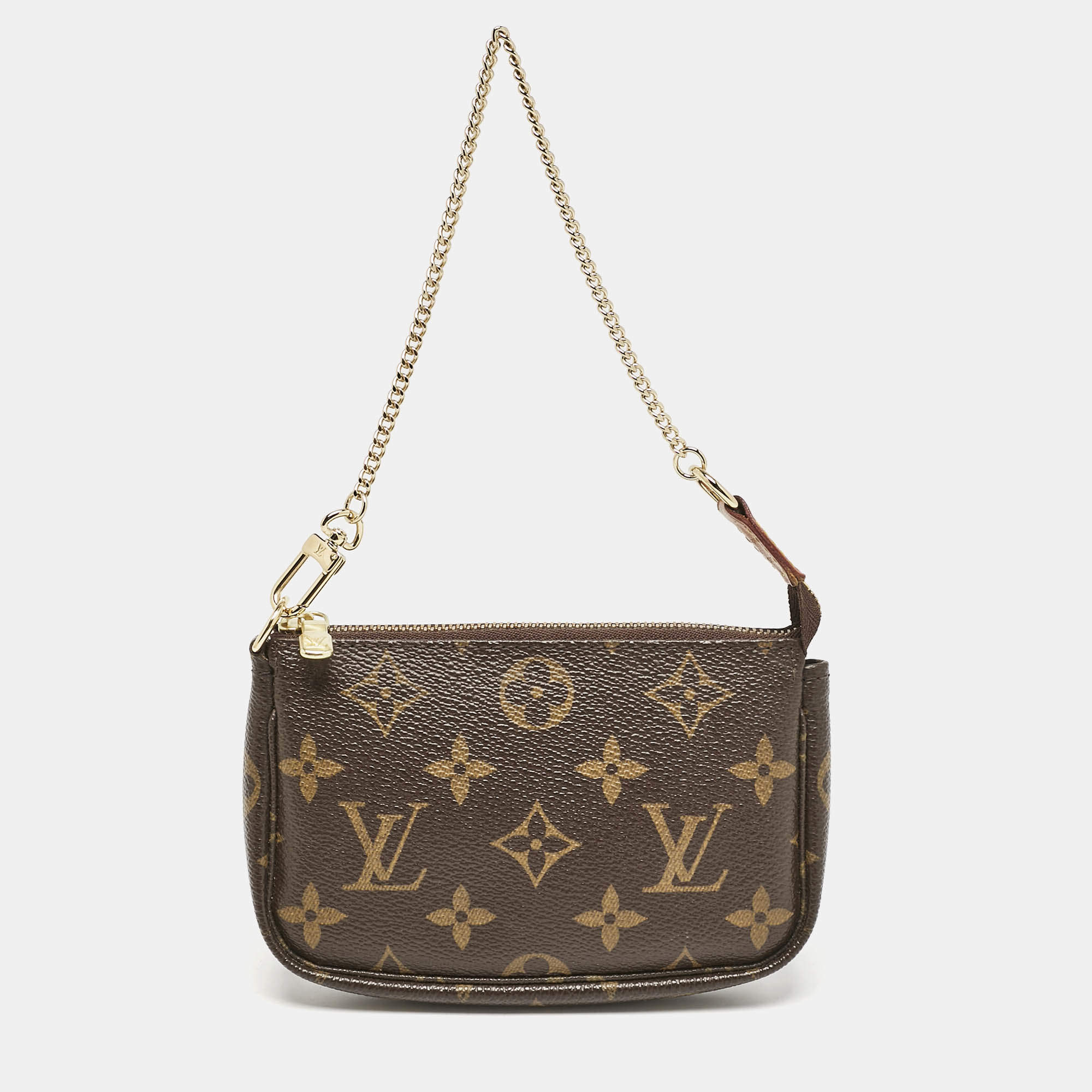 Pre Owned Louis Vuitton Monogram Canvas Mini Pochette Accessoires