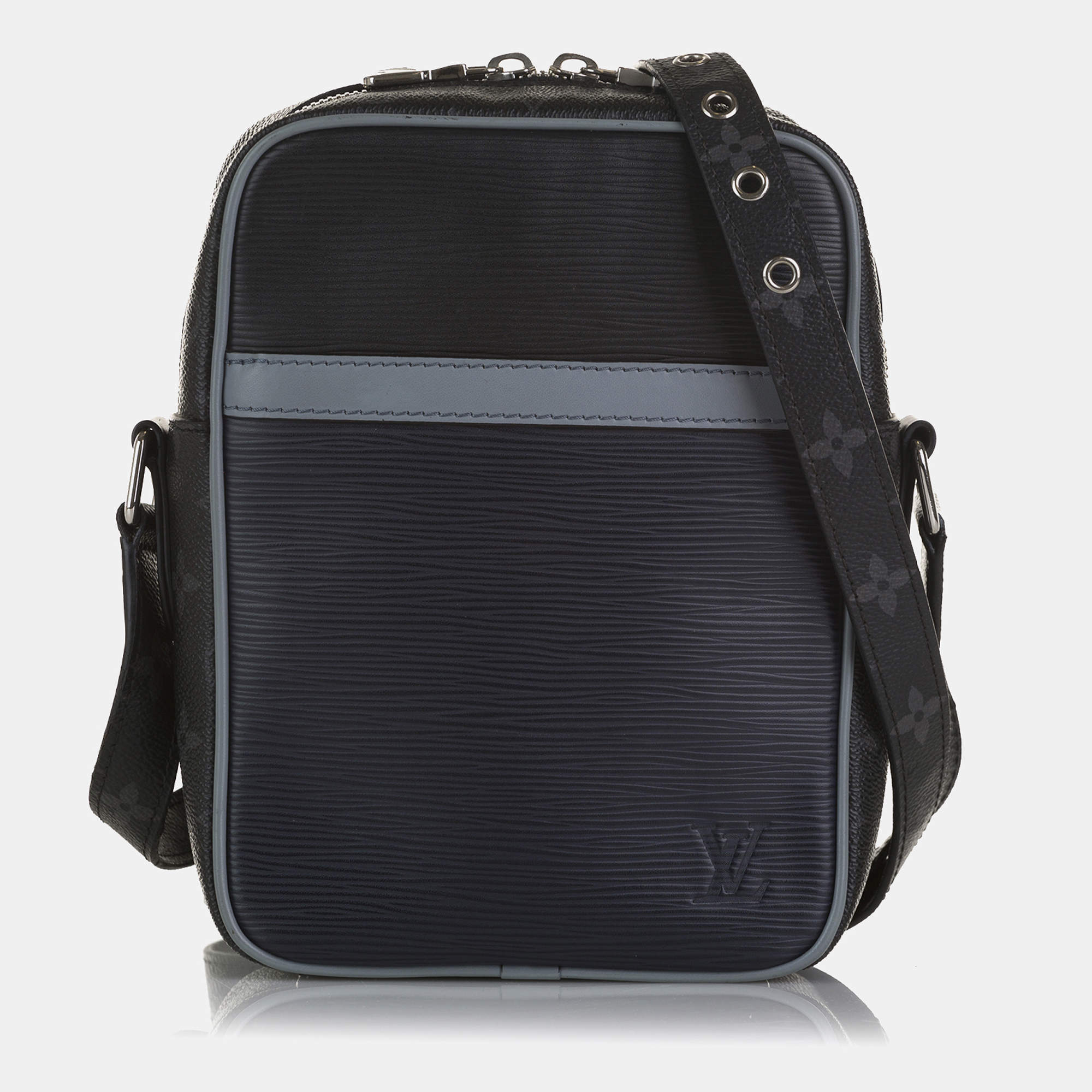 Louis Vuitton Black/Blue Epi Monogram Danube PM