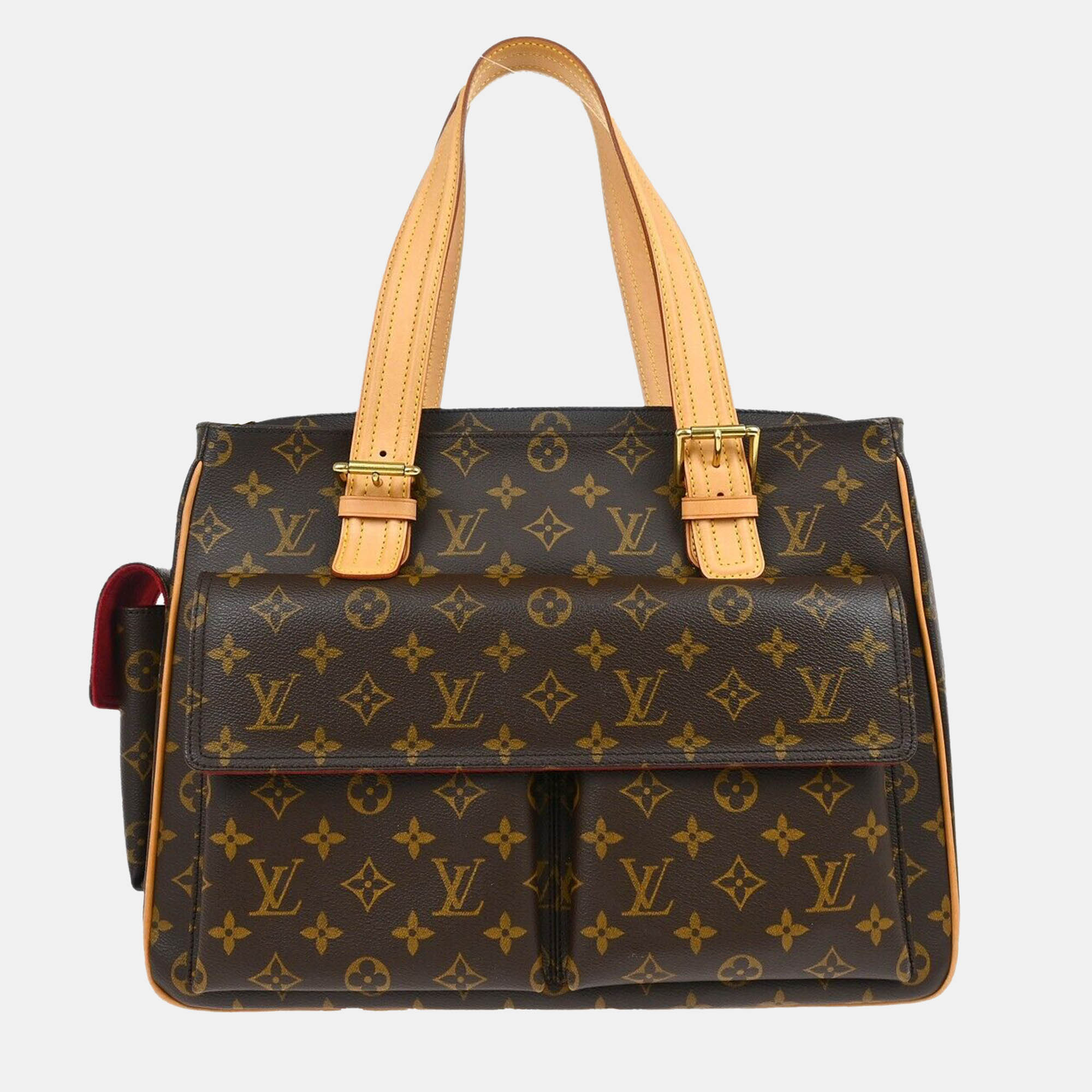 Pre Owned Louis Vuitton Brown Monogram Canvas Multipli Cite Handbag