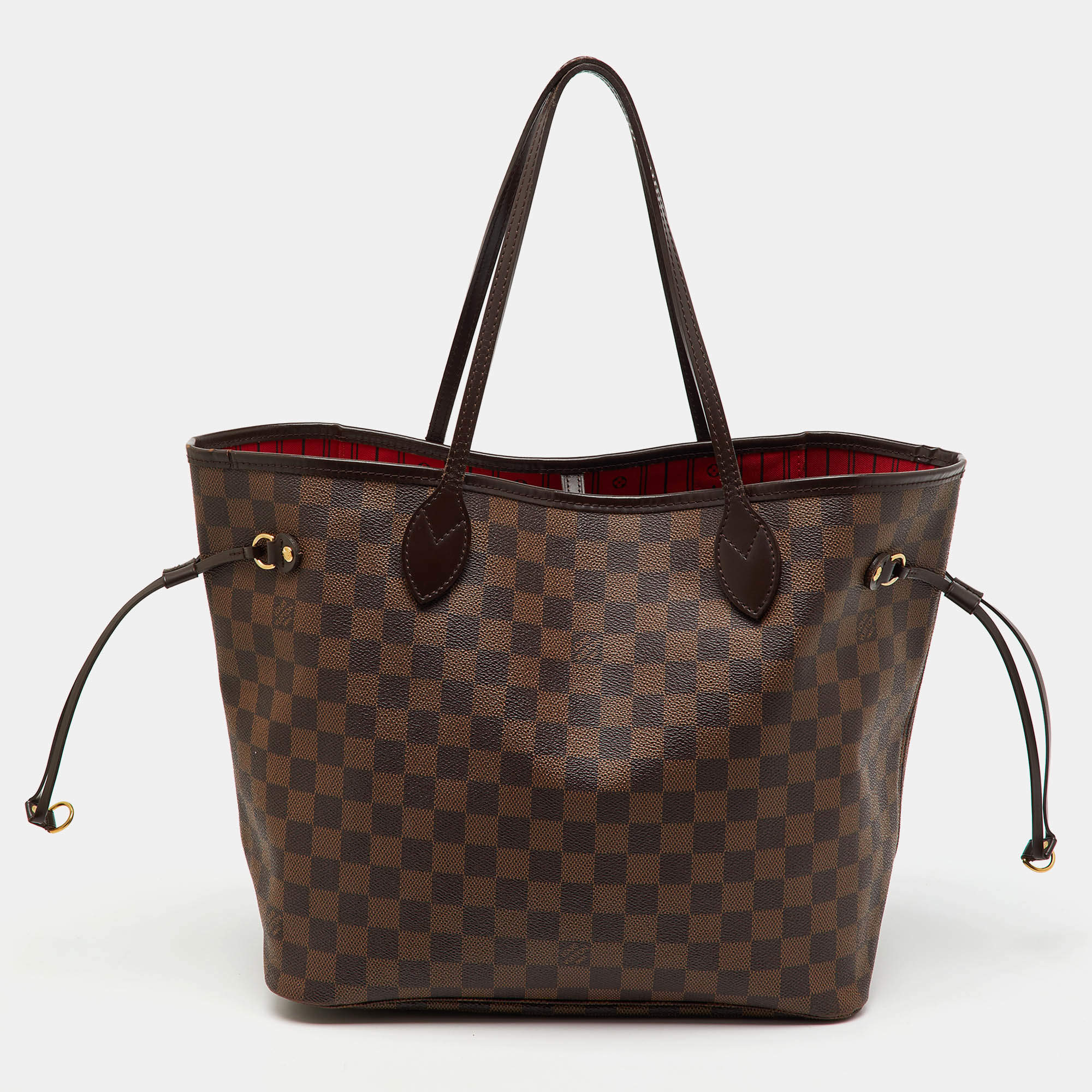 Louis Vuitton Damier Ebene Canvas Neverfull MM Bag