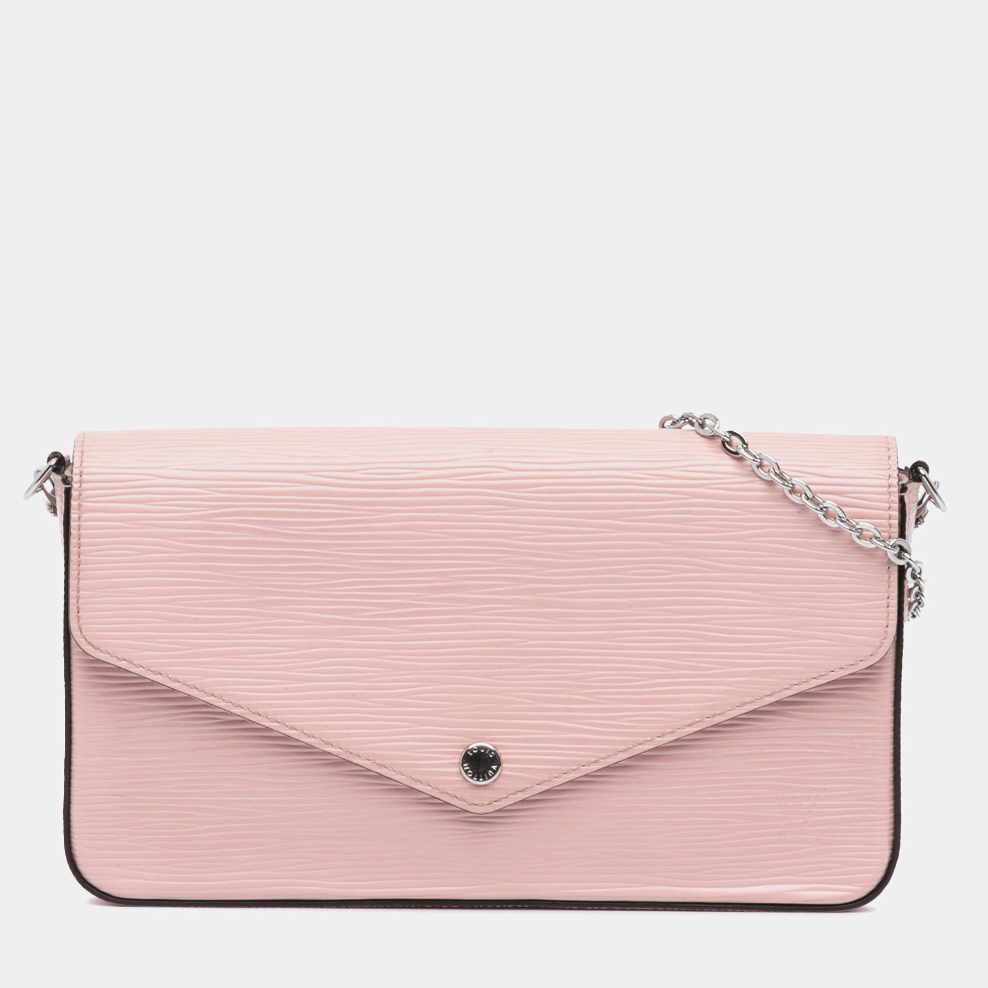 Louis Vuitton Pink Epi Pochette Felicie