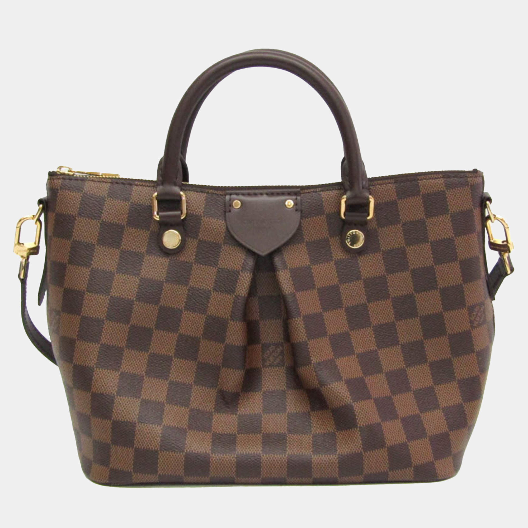 Louis Vuitton Brown Ebene Damier Siena PM Handbag 